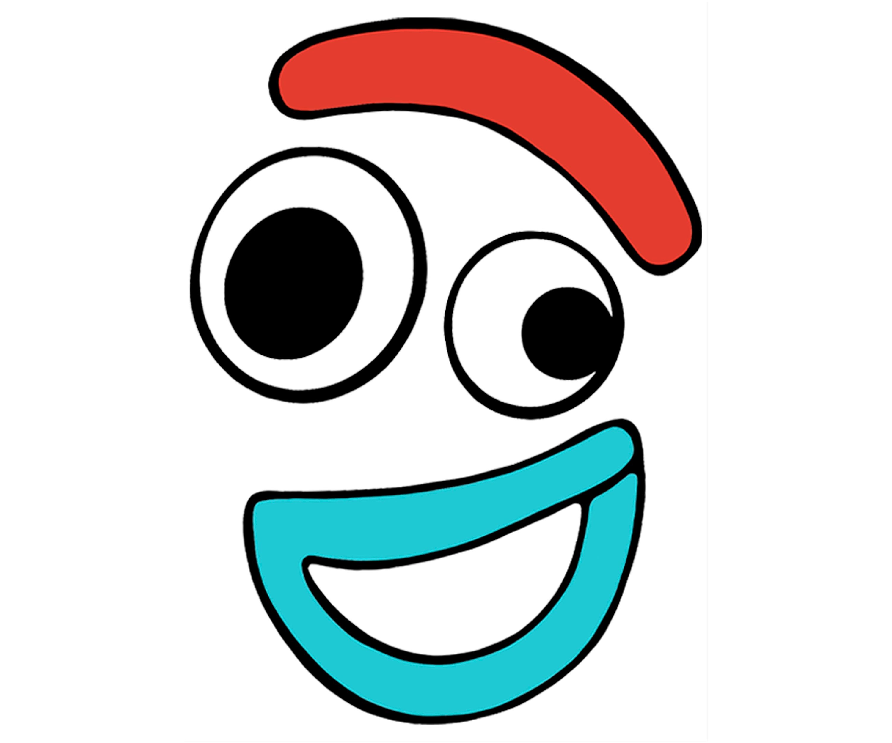 Boys 4-7 Big Face Smiling Forky Graphic T-Shirt