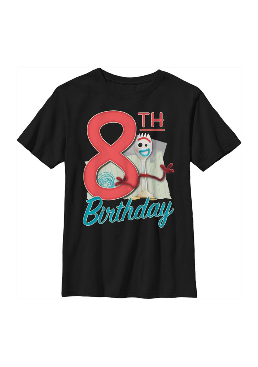 Boys 4-7 Forky 8th Birthday Graphic T-Shirt