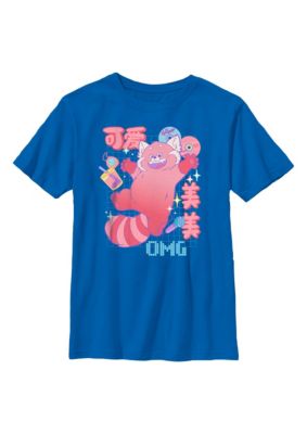 Disney Pixar Kids Panda Schematics Graphic T-Shirt, Small