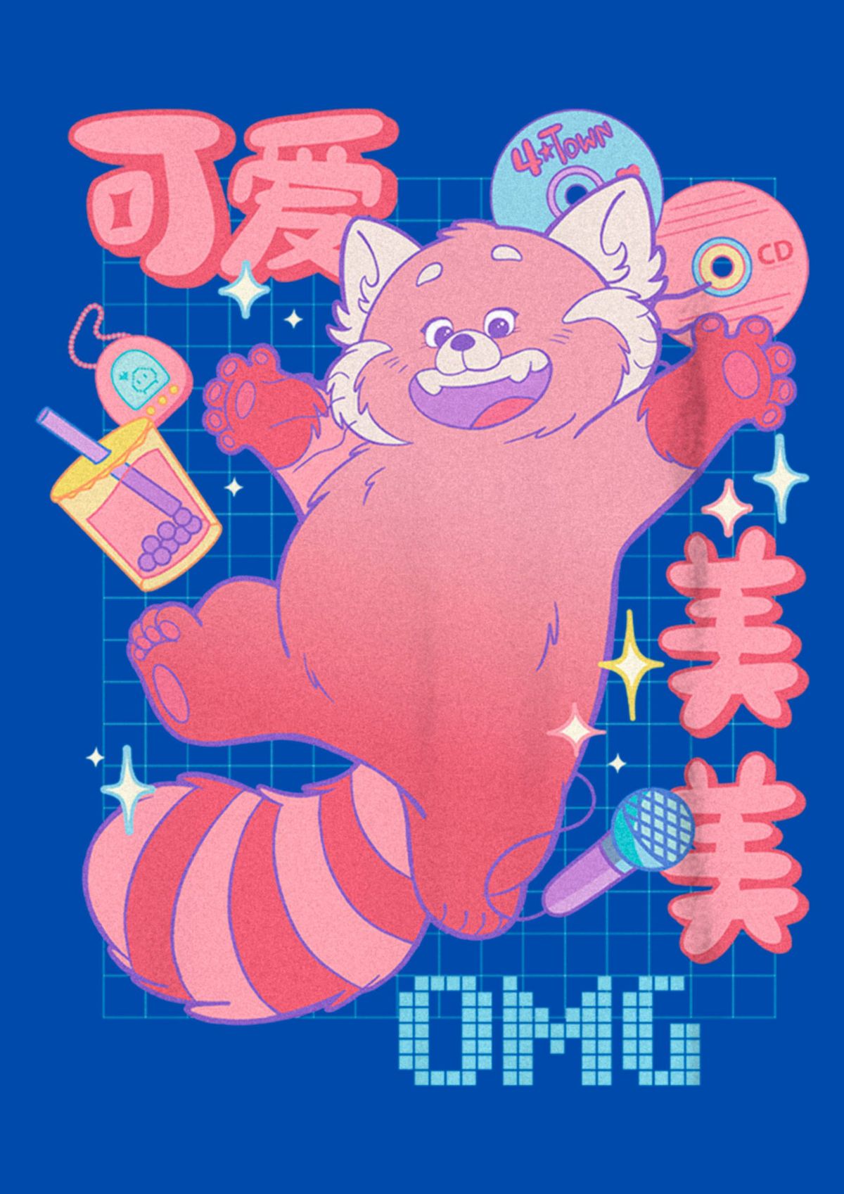 Panda Schematics Graphic T-Shirt