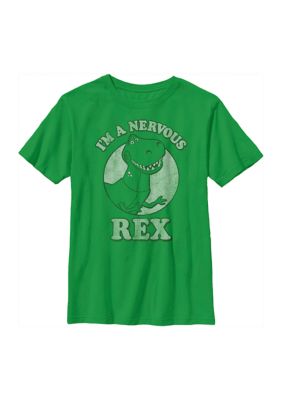 Disney Pixar Boys 4-7 Rex Nervous Graphic T-Shirt, Small