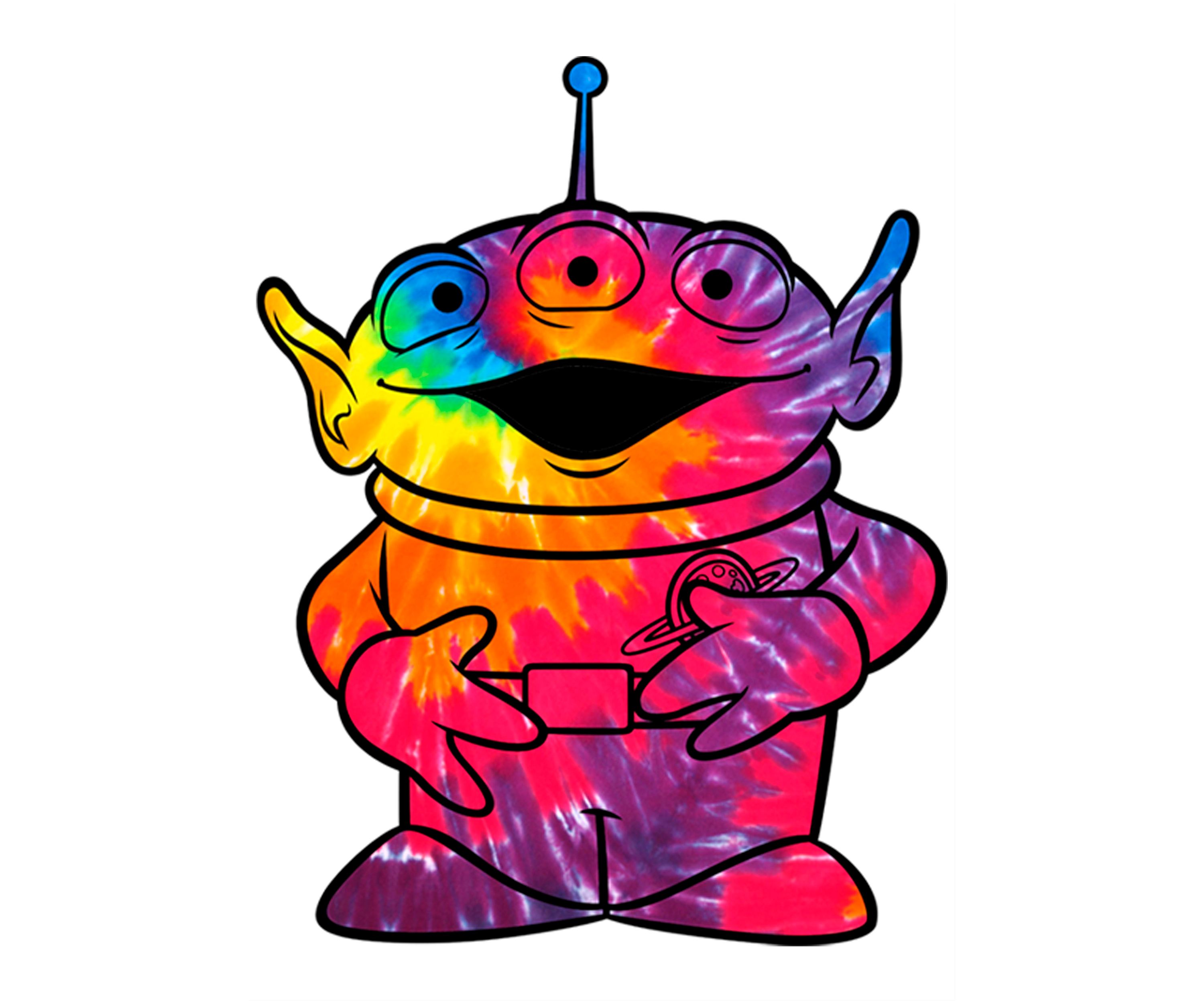 Boys 4-7 Tie Dye Alien Graphic T-Shirt