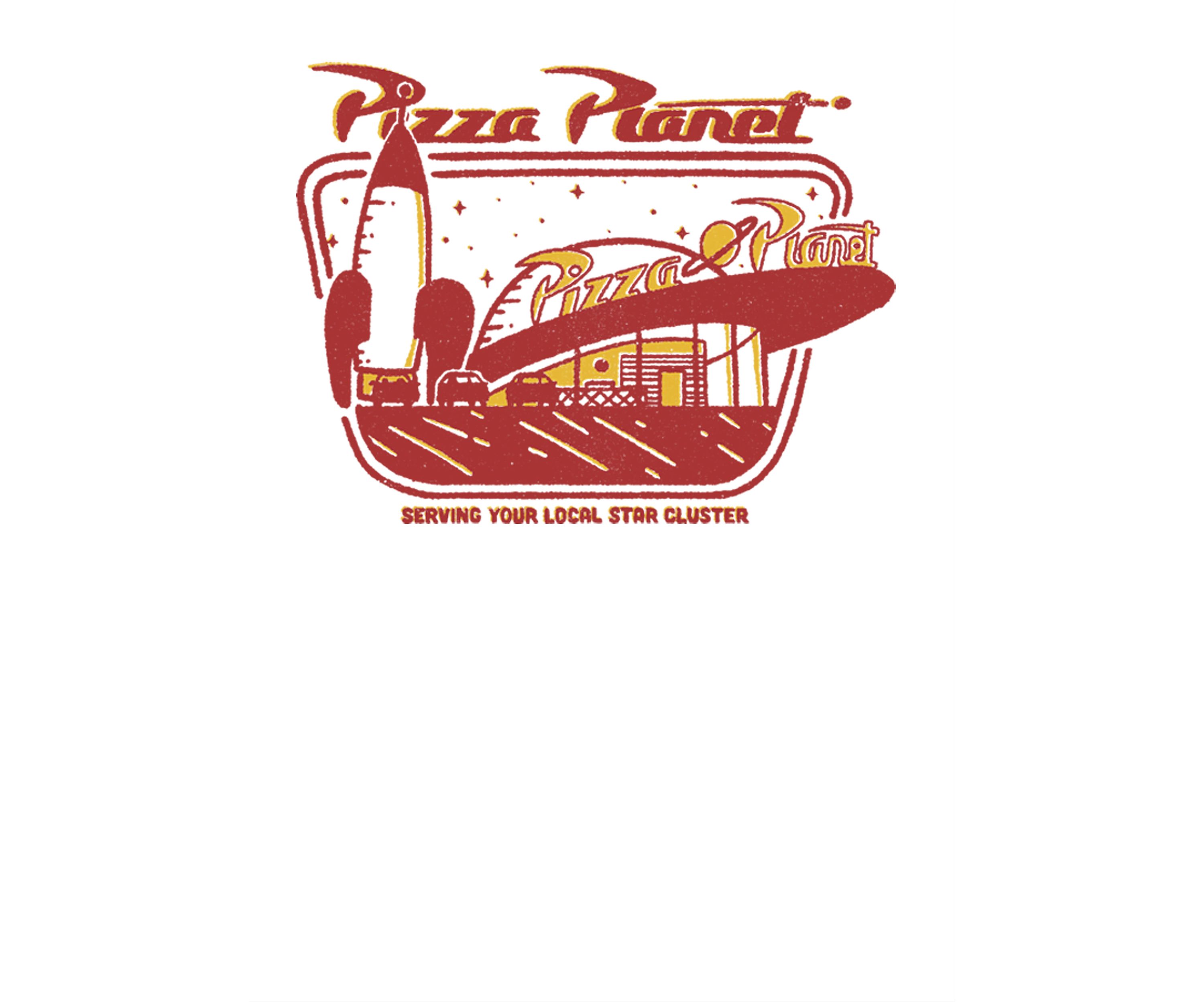 Boys 4-7 Pizza Planet Slice Graphic T-Shirt
