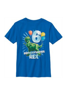 Disney Pixar Boys 4-7 Balloon Rex 6 Graphic T-Shirt, Small