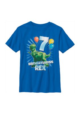 Disney Pixar Boys 4-7 Balloon Rex 7 Graphic T-Shirt, Small