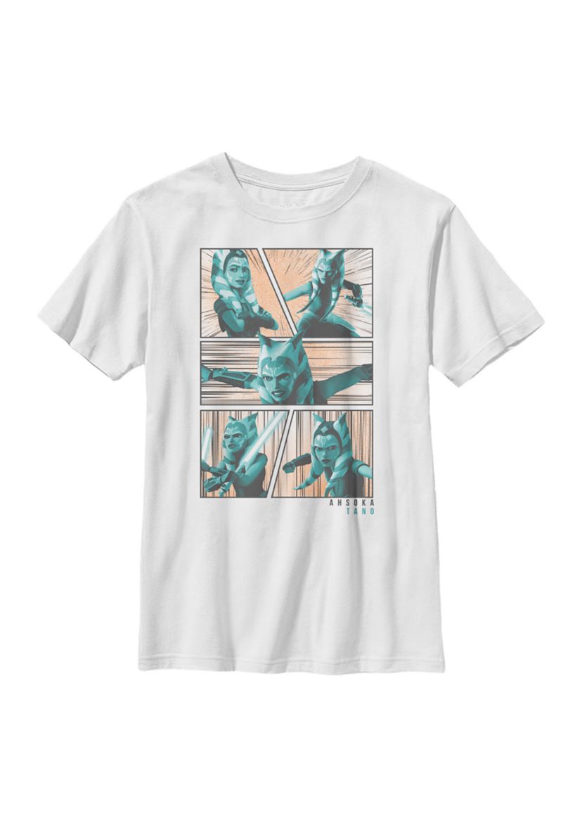Boys 4-7  Ahsoka Panels Graphic Top
