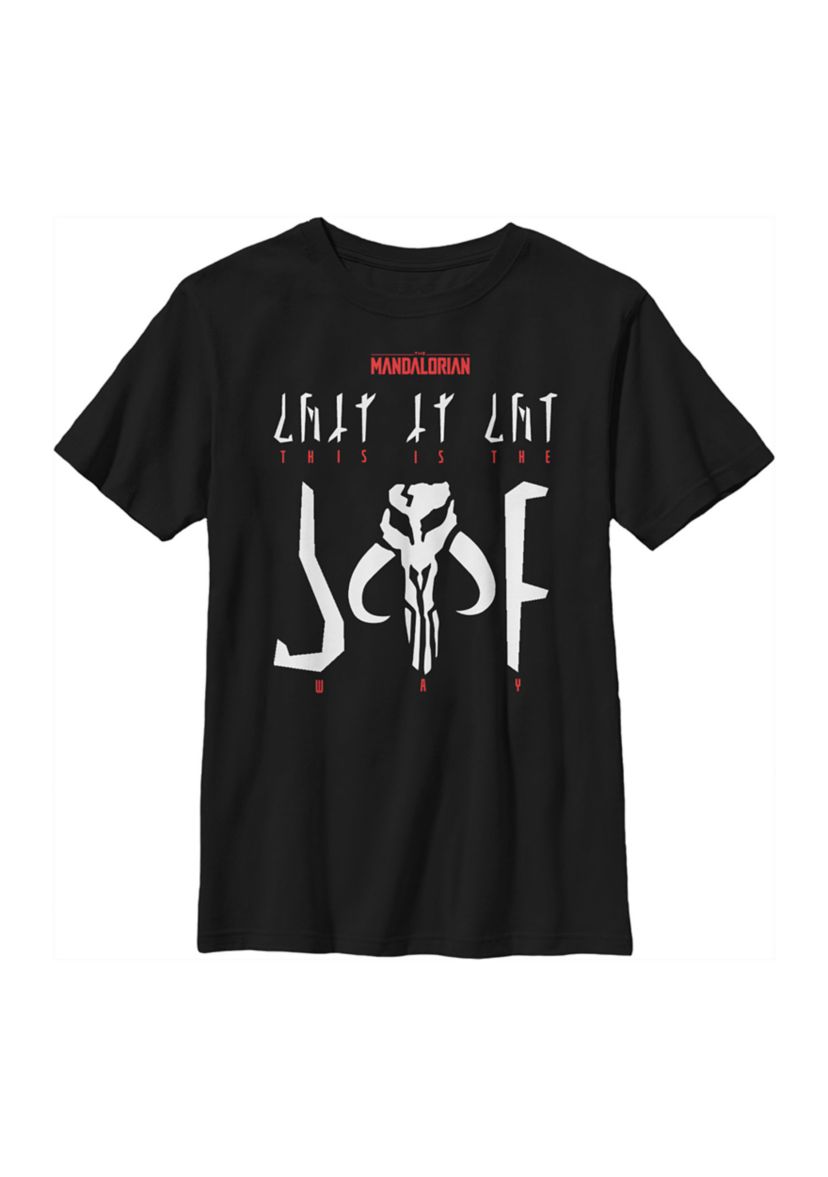 Boys 4-7  Mandalorian Ways Graphic Top