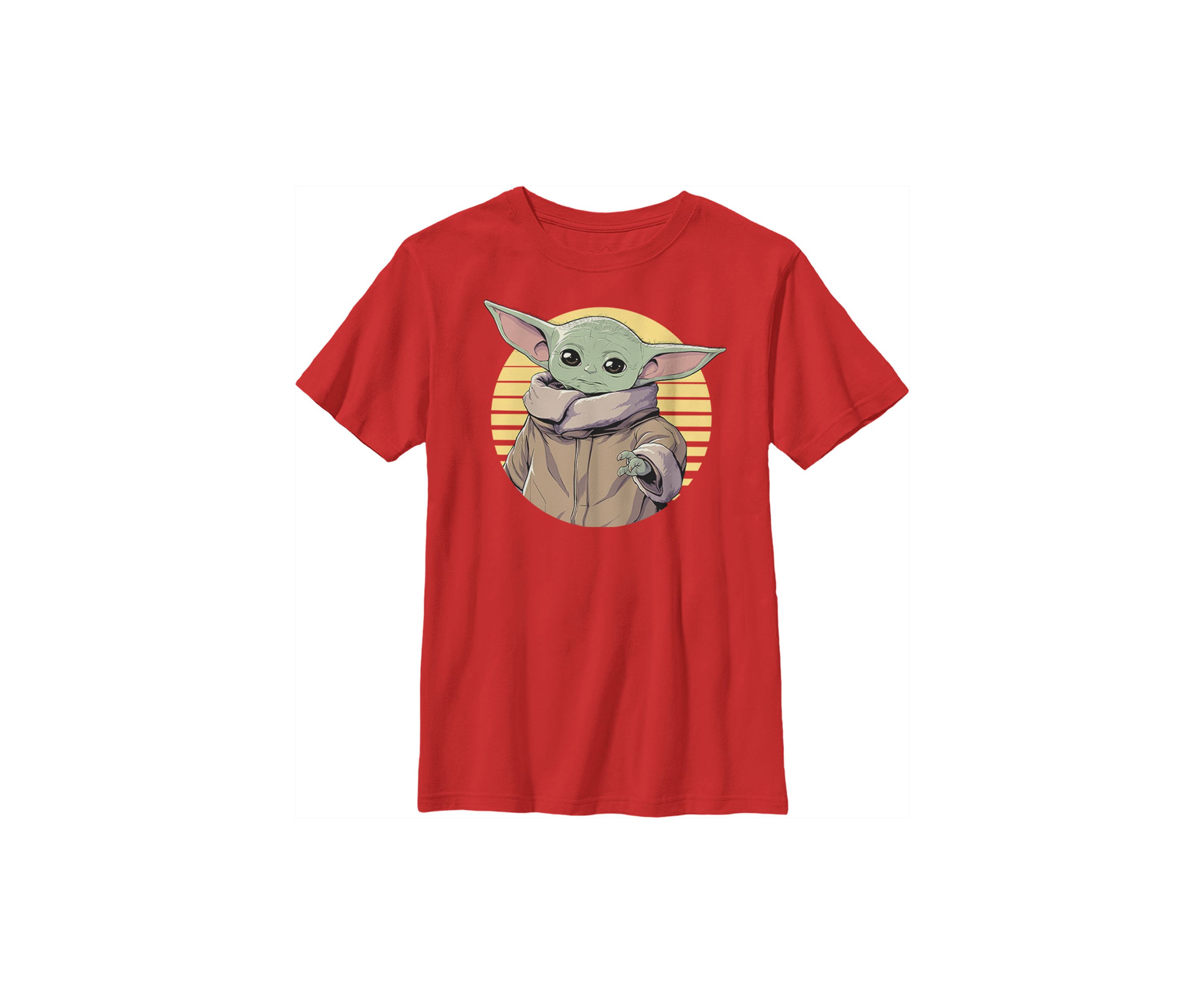 Boys 4-7  Yellow Child Graphic Top