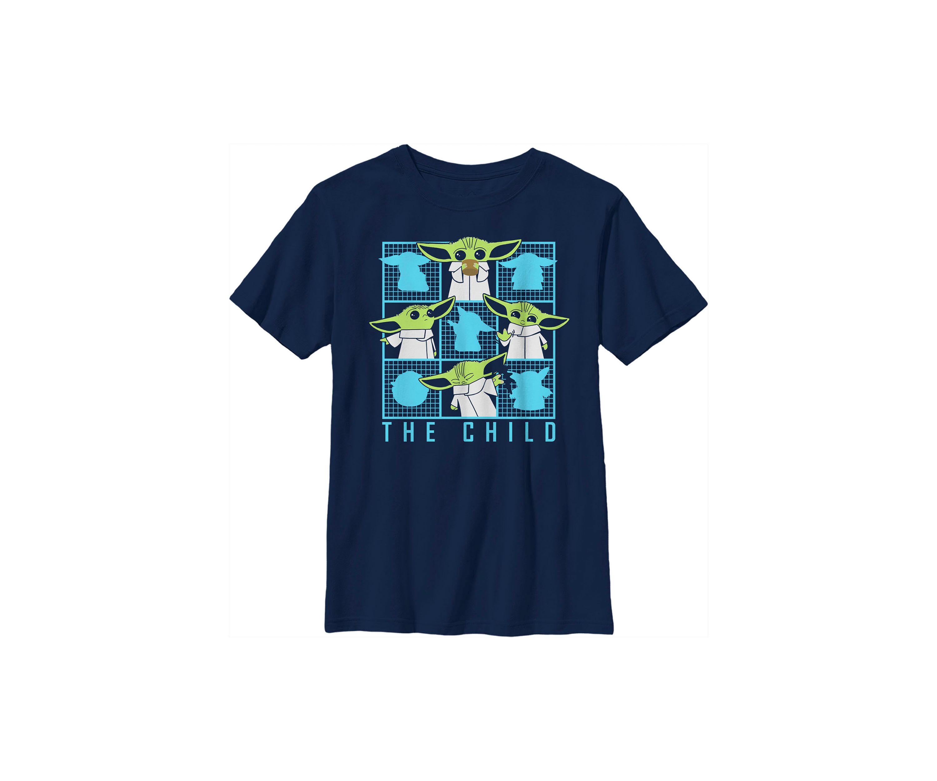 Boys 4-7  Child Box Grid Graphic Top