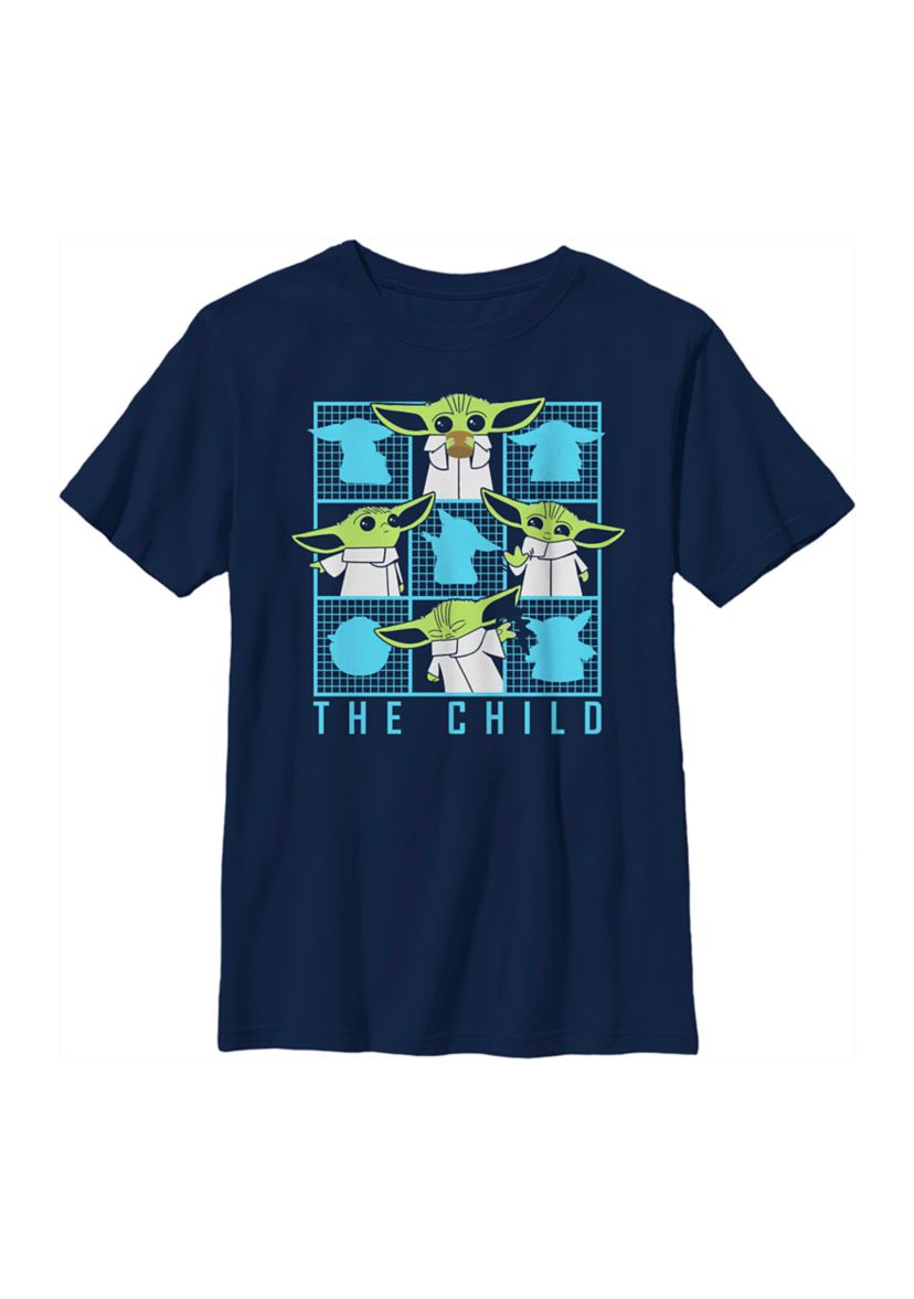 Boys 4-7  Child Box Grid Graphic Top
