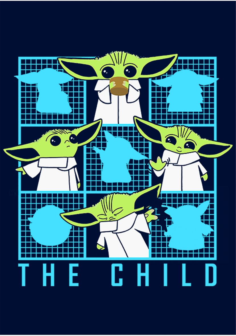 Boys 4-7  Child Box Grid Graphic Top
