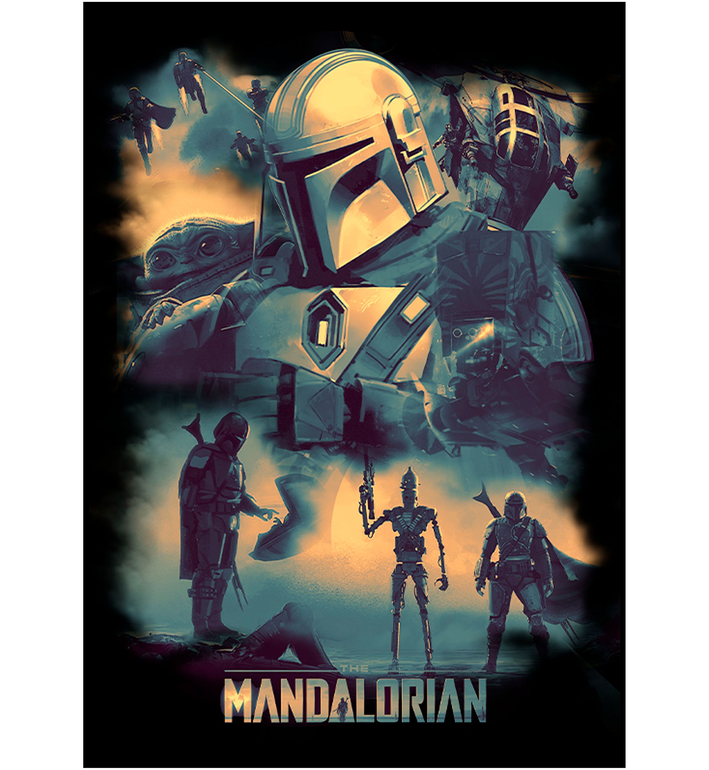 Boys 4-7  Mando Memory Graphic Top