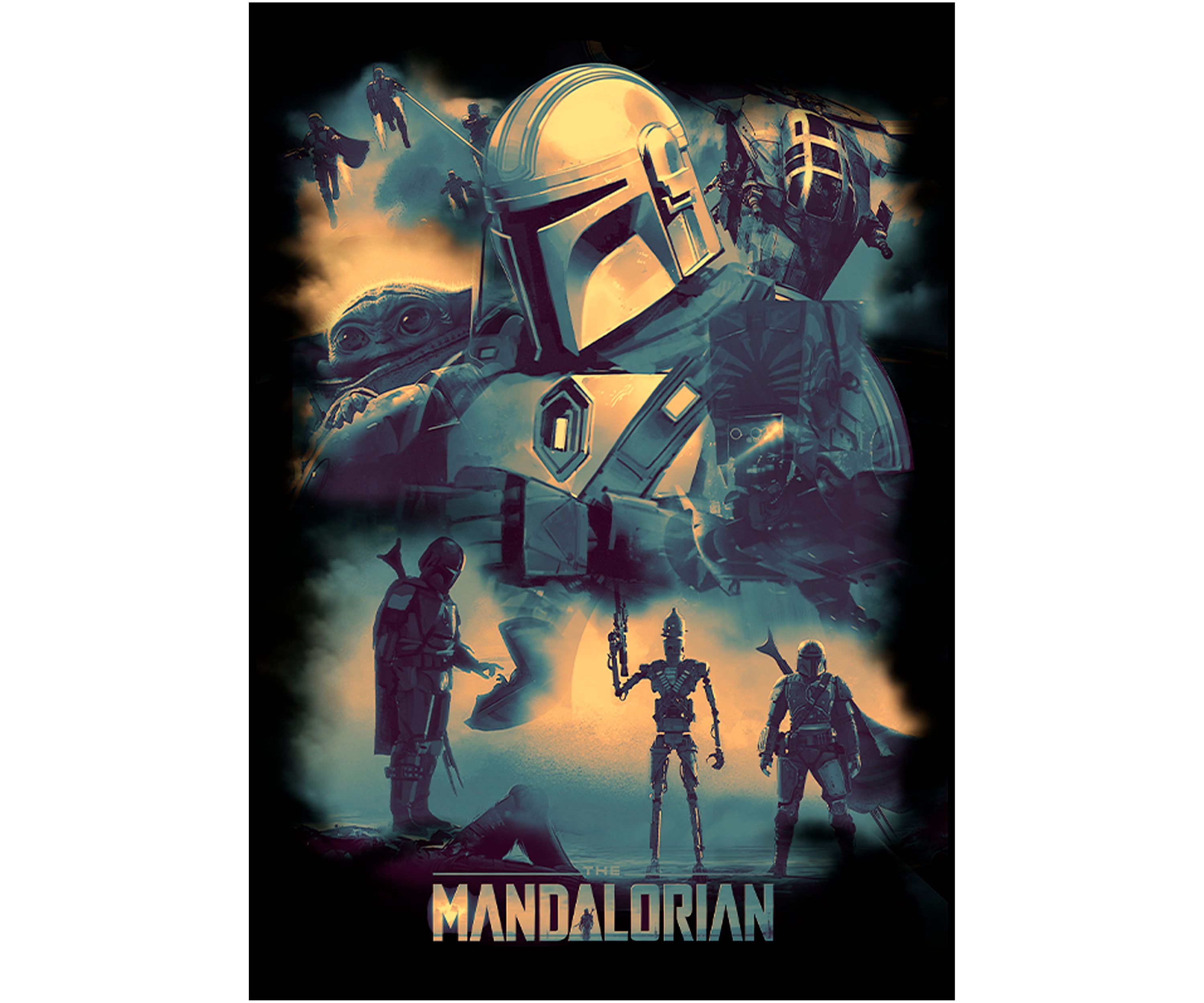 Boys 4-7  Mando Memory Graphic Top