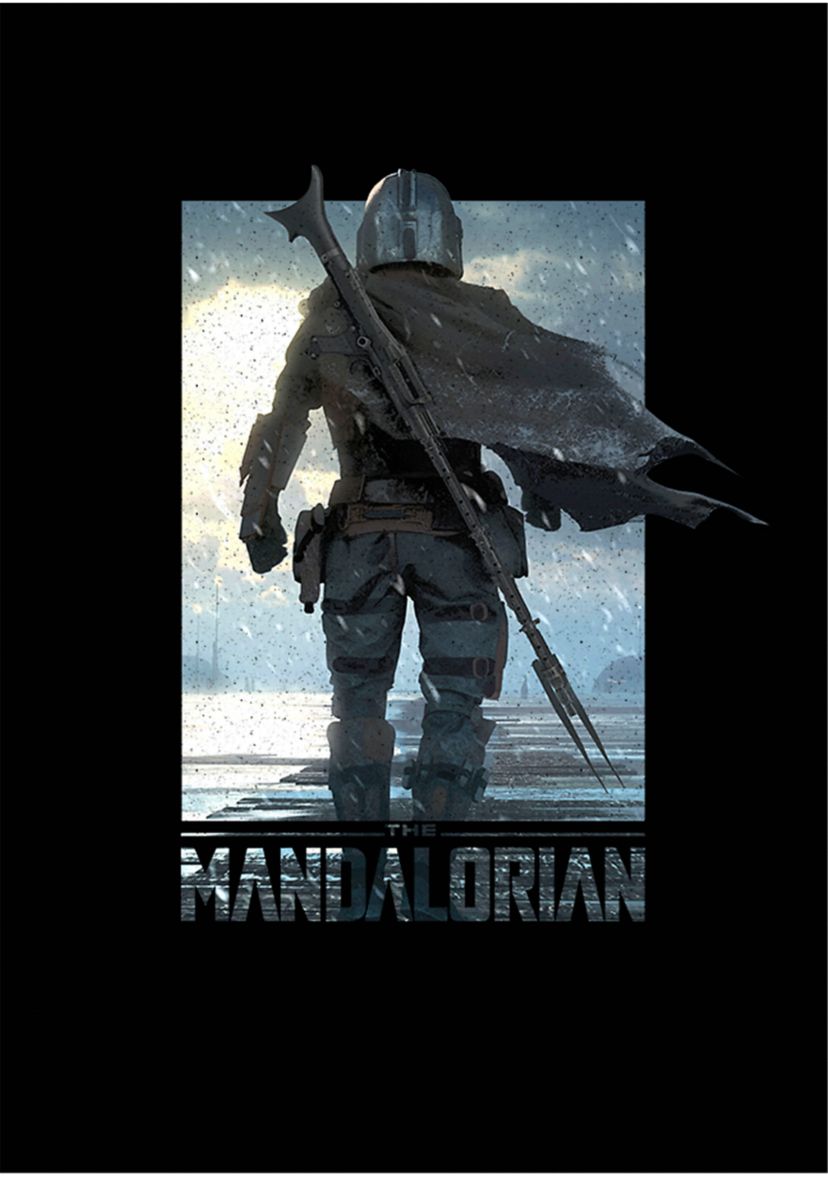 Boys 4-7  Poster Mando Graphic Top