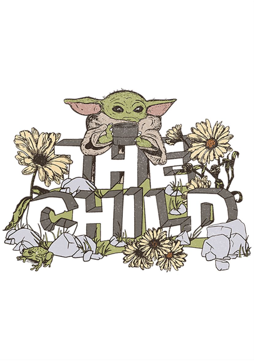 Boys 4-7  Vintage Flower Child Graphic Top