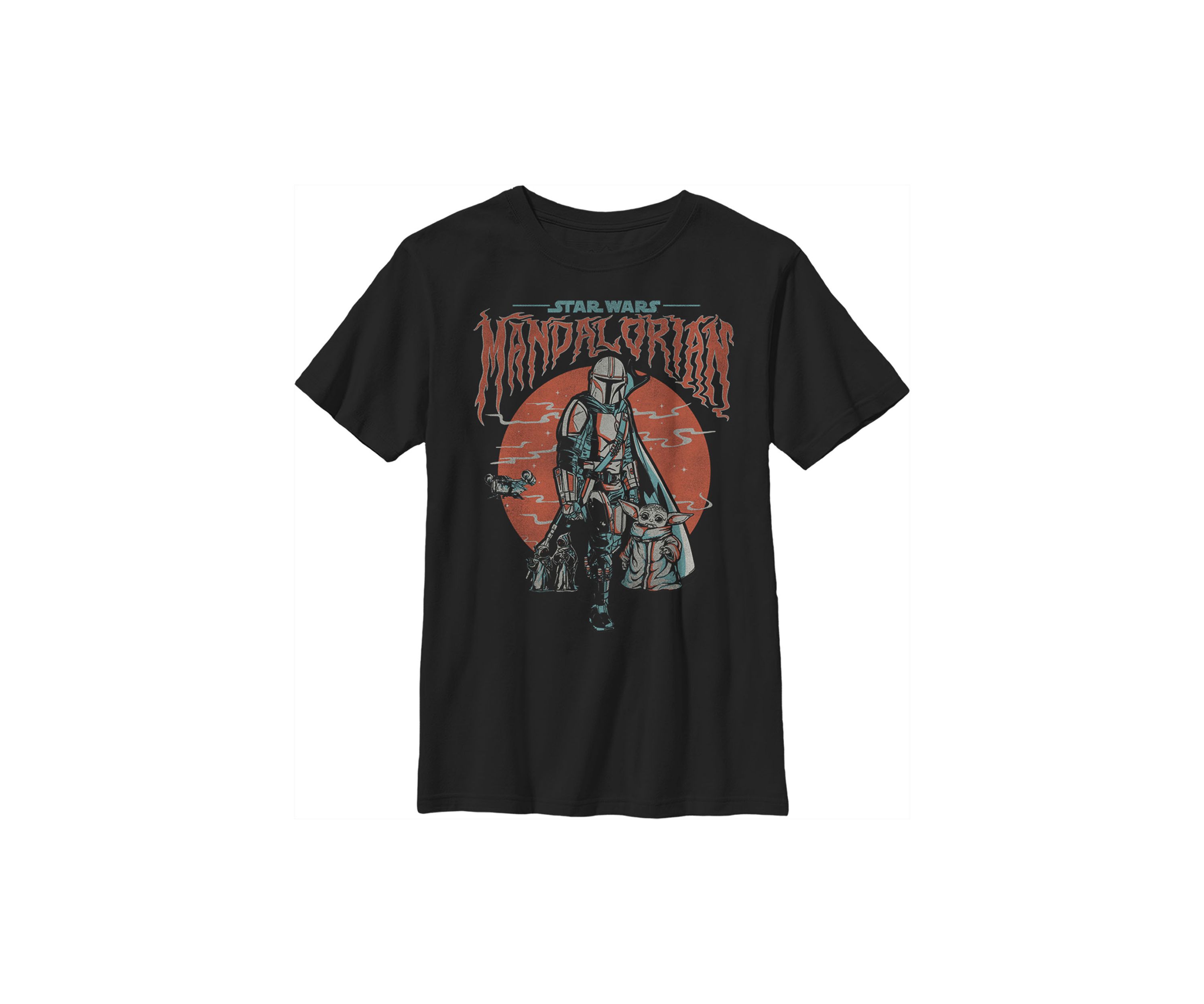 Boys 4-7  Mandalorian Fog Graphic Top