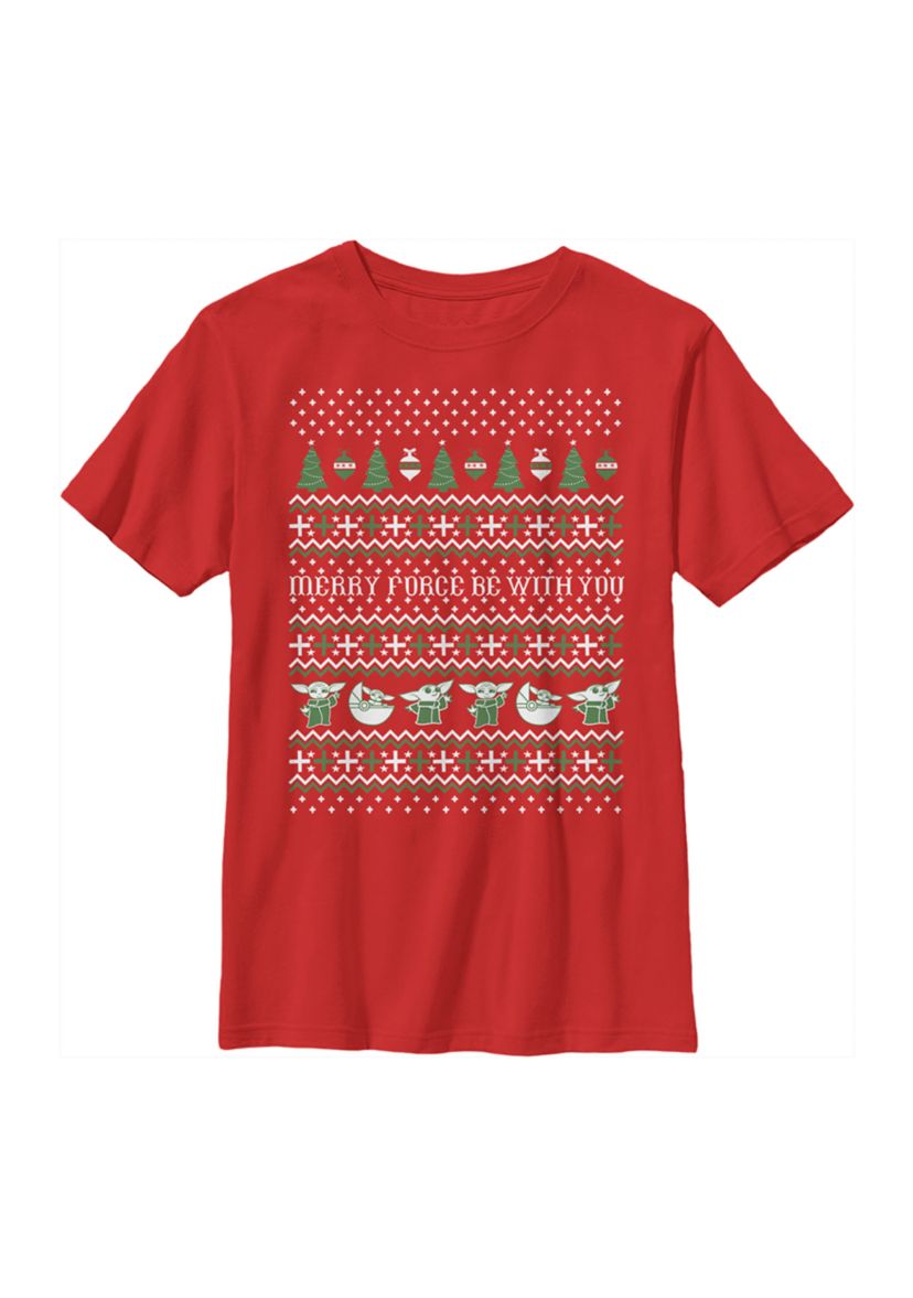 Boys 4-7 The Child Ugly Sweater Graphic Top