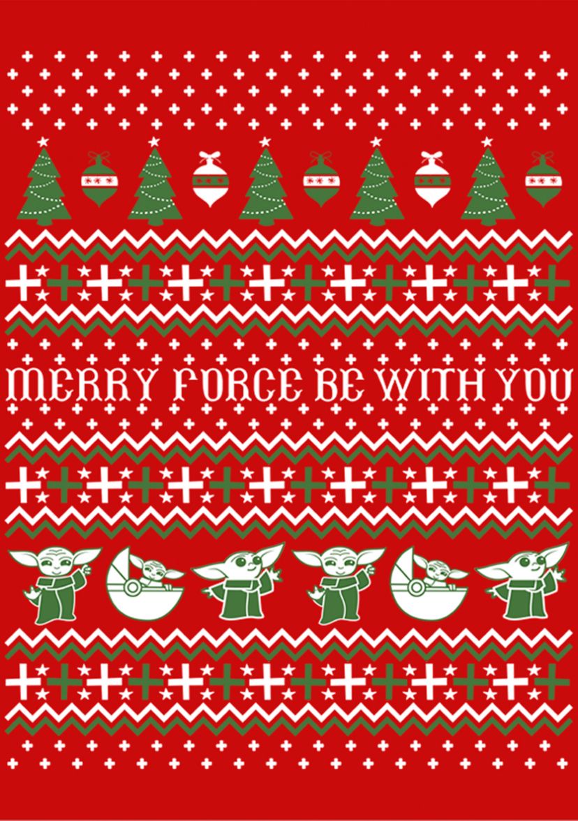 Boys 4-7 The Child Ugly Sweater Graphic Top