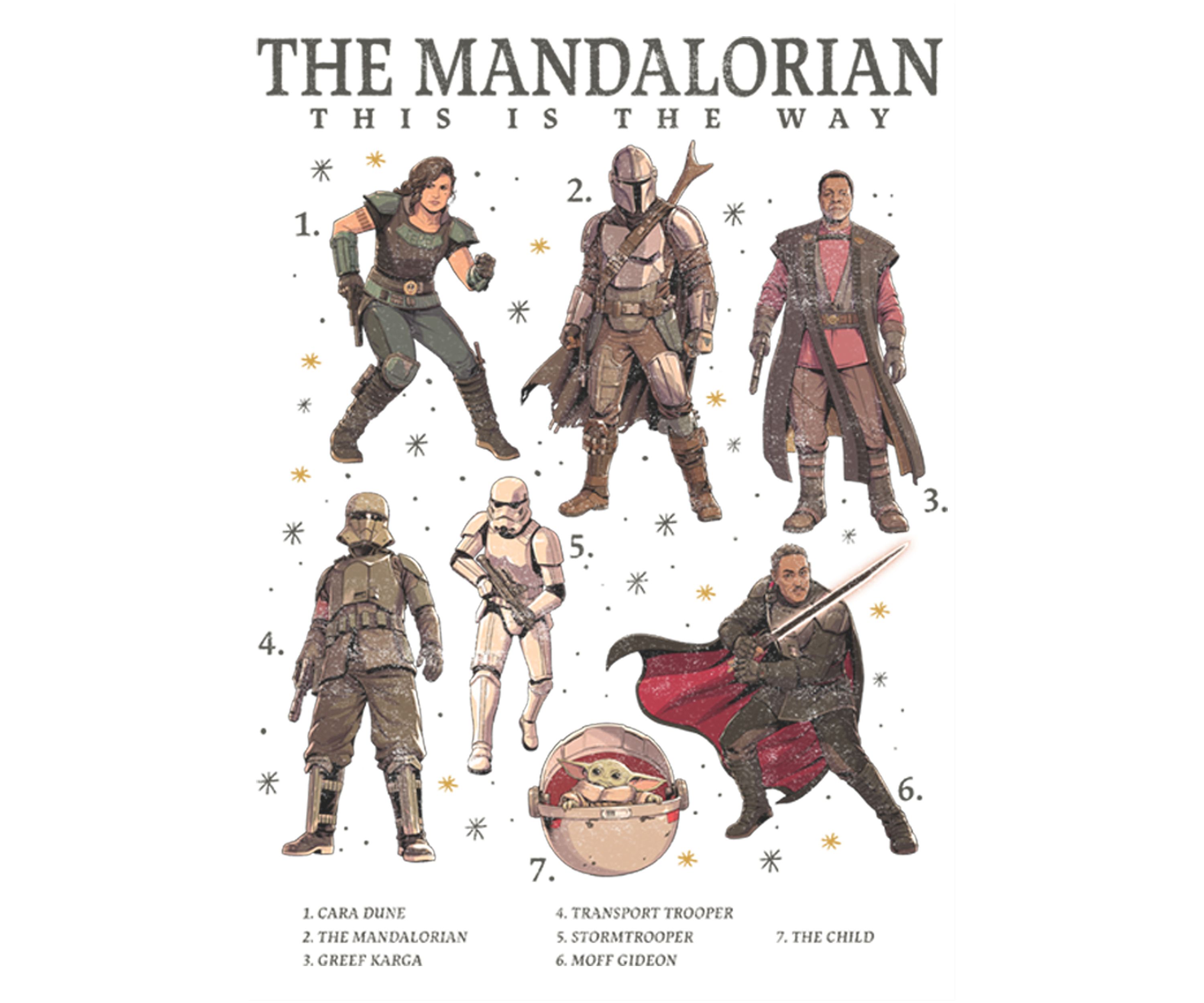 Boys 4-7  Mando Textbook Graphic Top