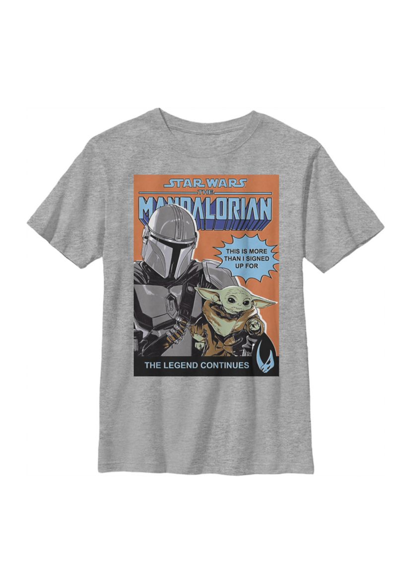 Boys 4-7  Signed Up For Poster Graphic Top