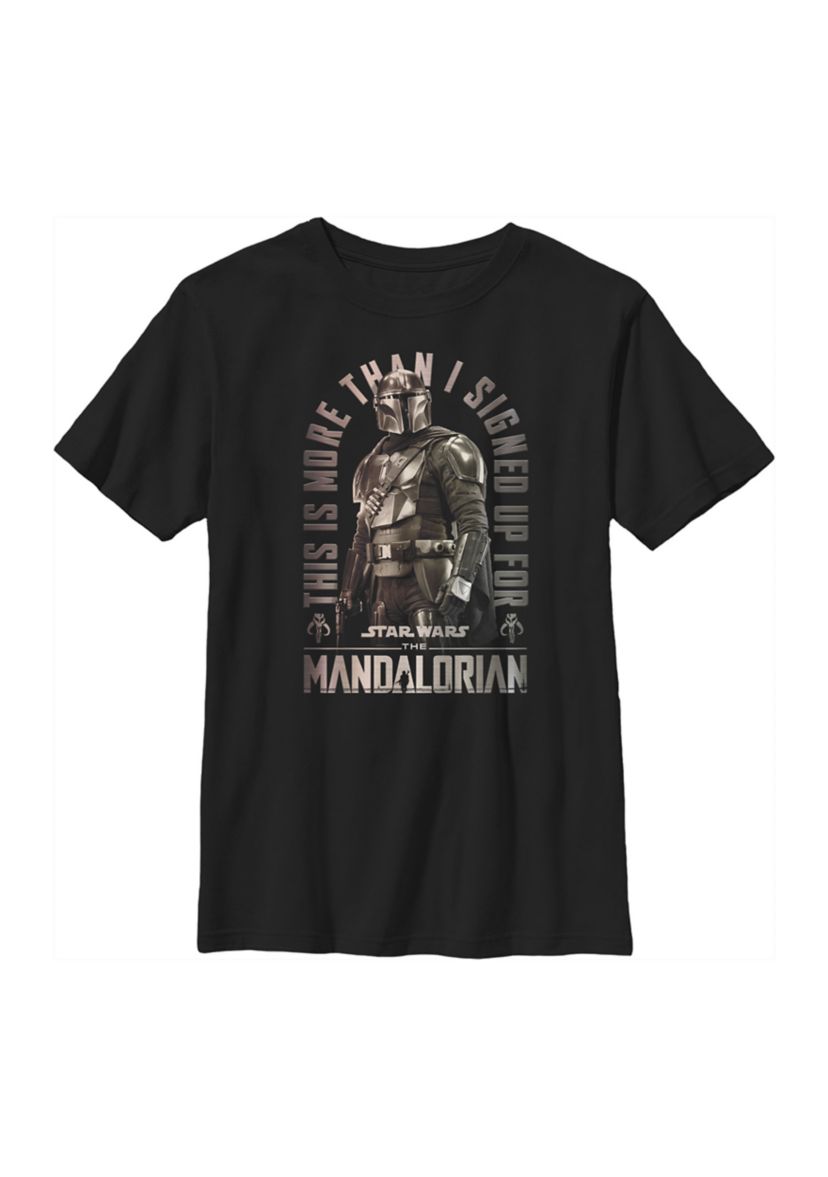 Boys 4-7  Signed Up Graphic Top
