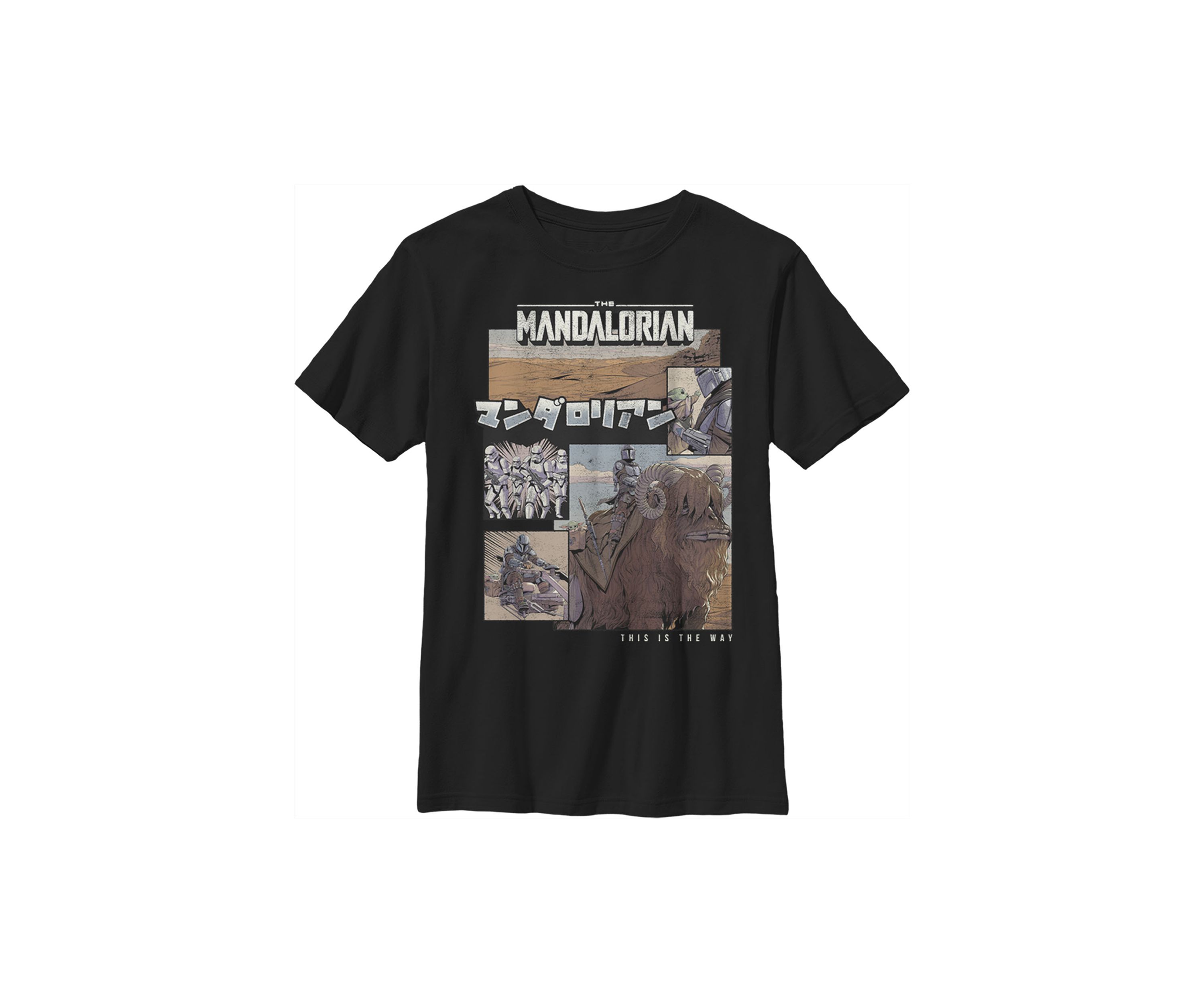 Boys 4-7  Mando Comic Graphic Top