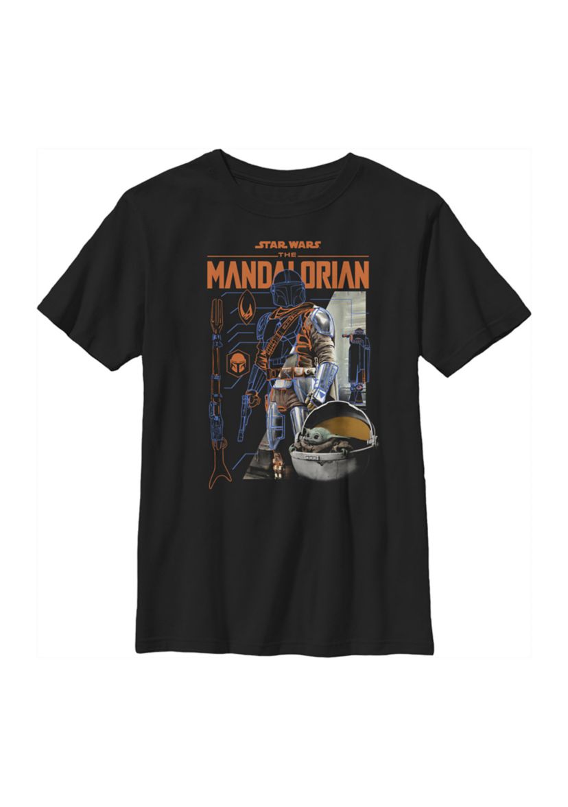Boys 4-7  Cut Up Graphic Top