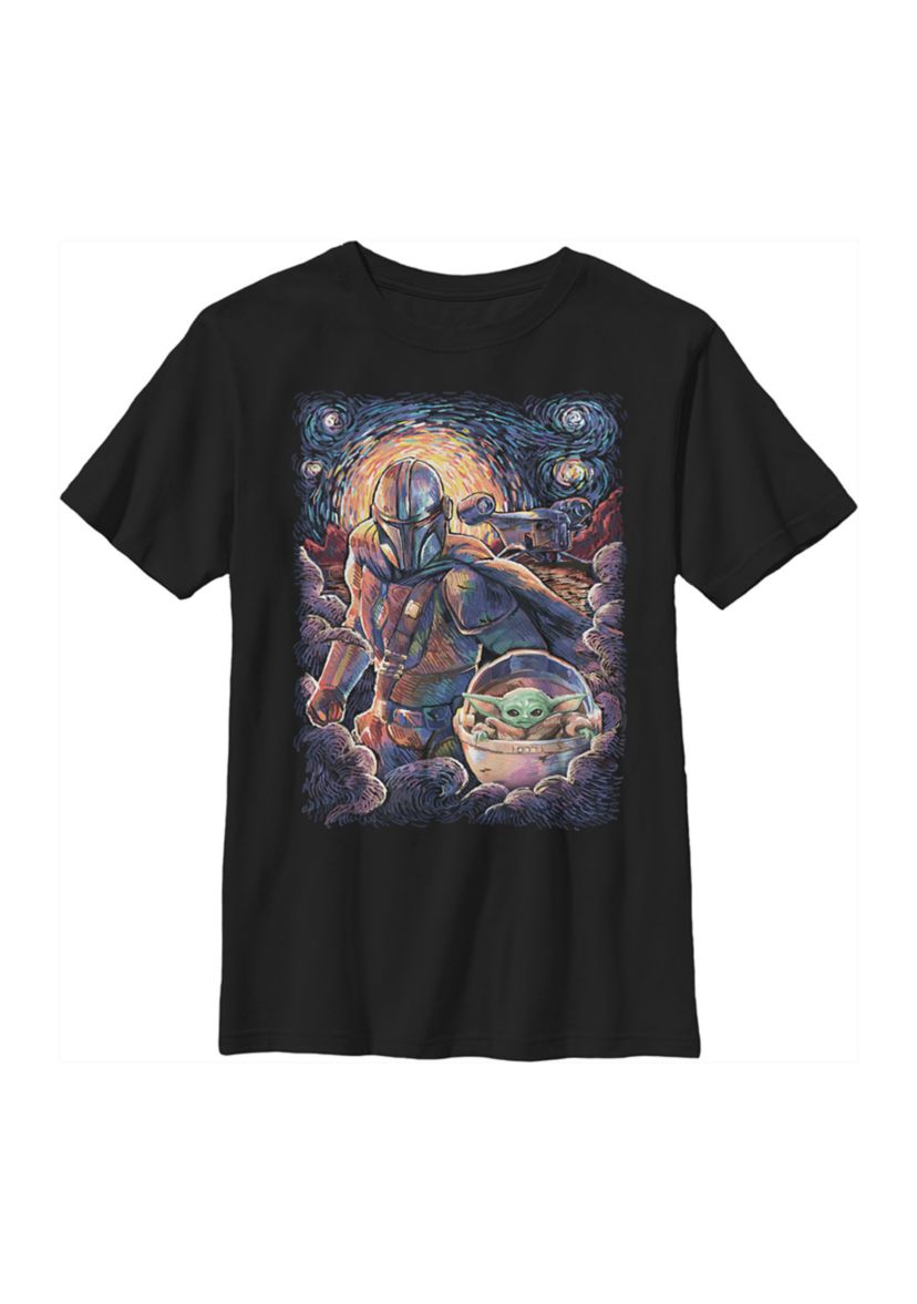 Boys 4-7 Mando Child Razor Painty Stars Graphic T-Shirt