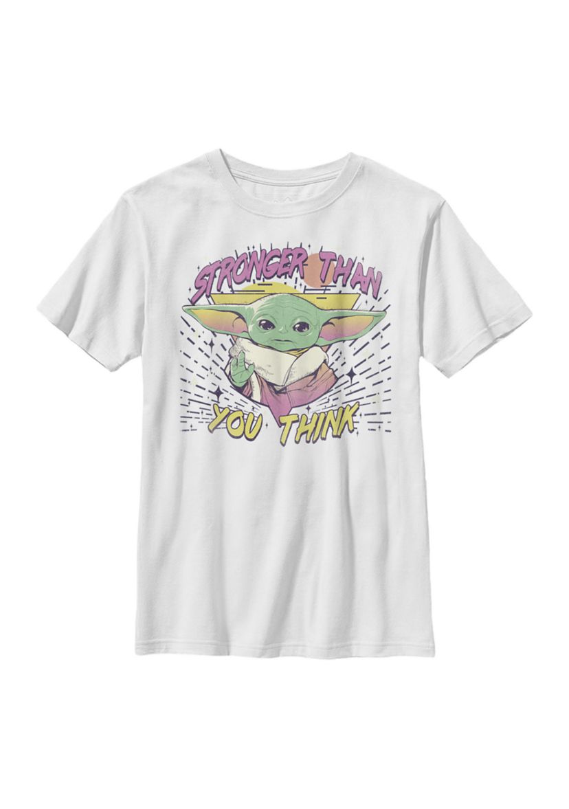 Boys 4-7 Star Wars The Mandalorian Stronger Than You Think Graphic T-Shirt