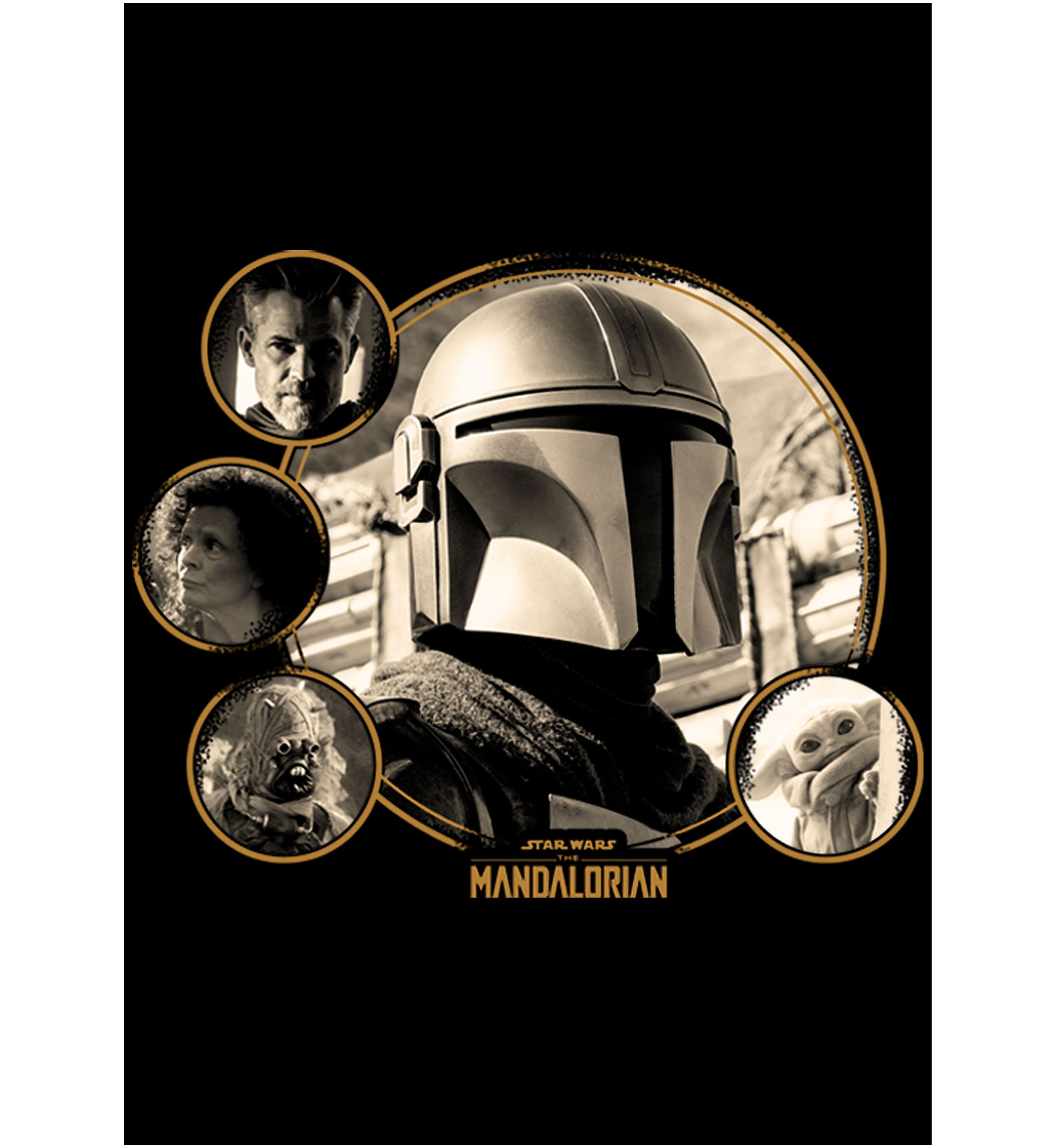 Boys 4-7  MandoMon Epi Mando Graphic Top