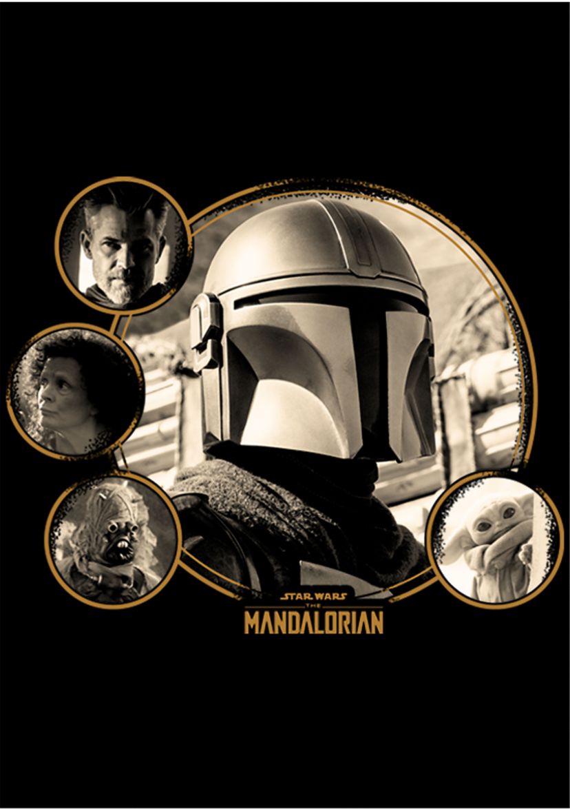 Boys 4-7  MandoMon Epi Mando Graphic Top