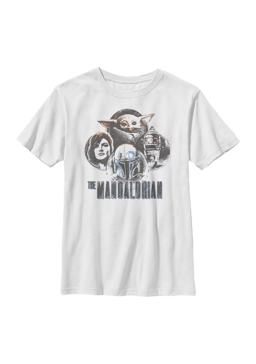 Boys 4-7  Mando Circles Graphic Top