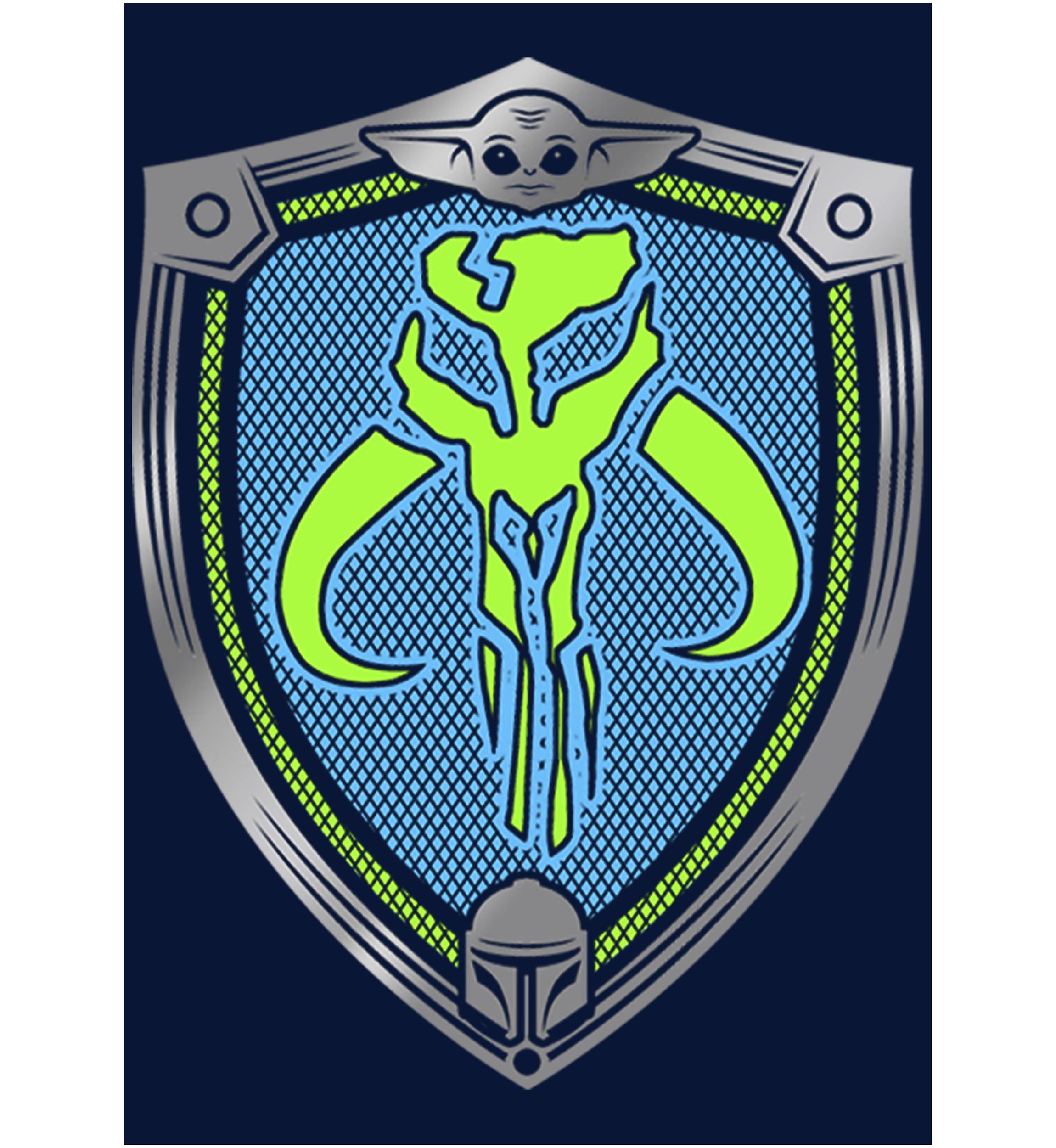 Boys 4-7  MANDO SHIELD Graphic Top