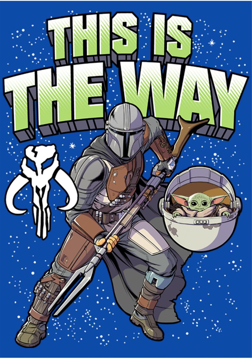 Boys 4-7  The Mando Way Graphic Top