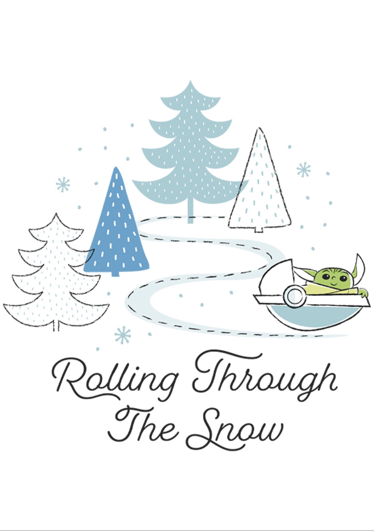 Boys 4-7 Rolling Through the Snow Graphic Top