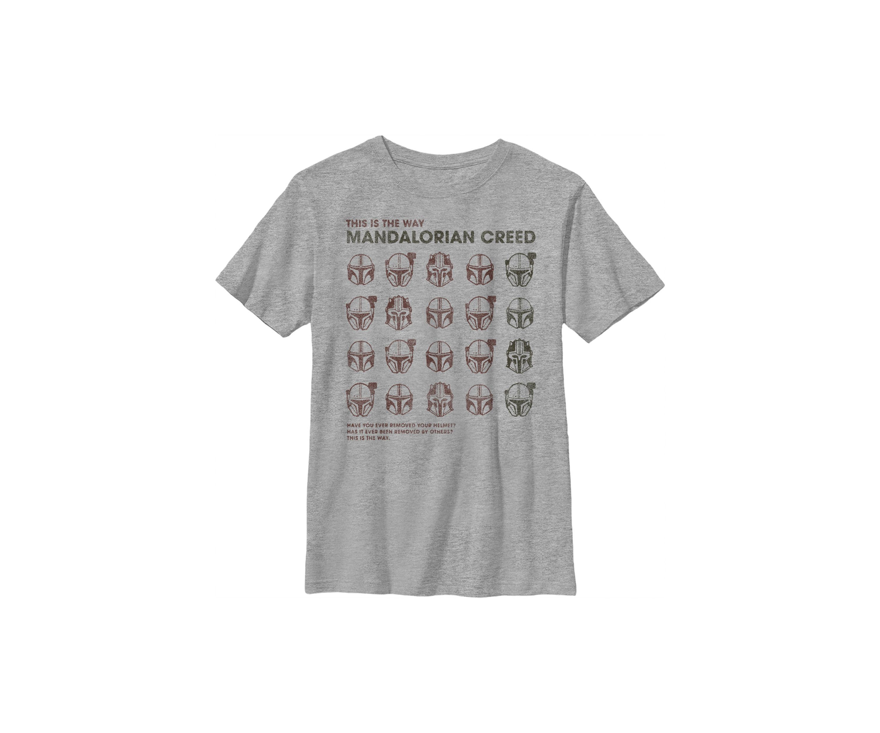 Boys 4-7  Helmet Grid Graphic Top