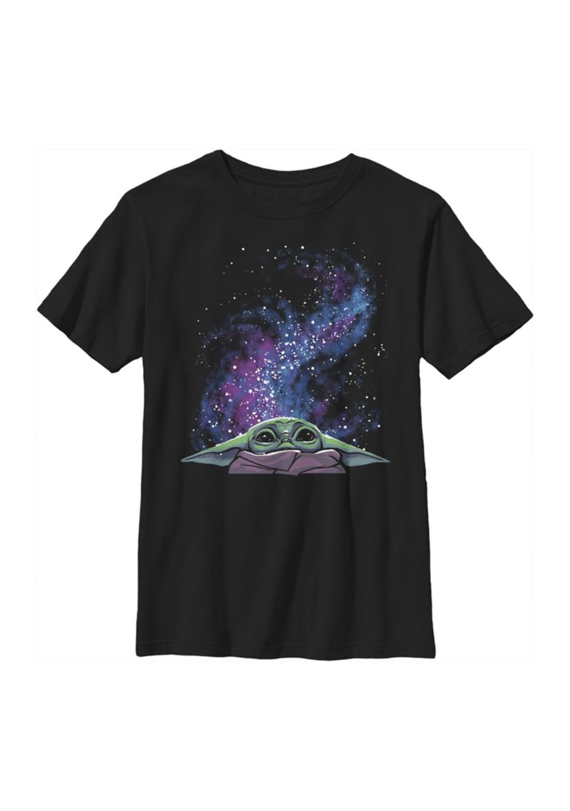 Boys 4-7  Galaxy Child Peek Graphic Top