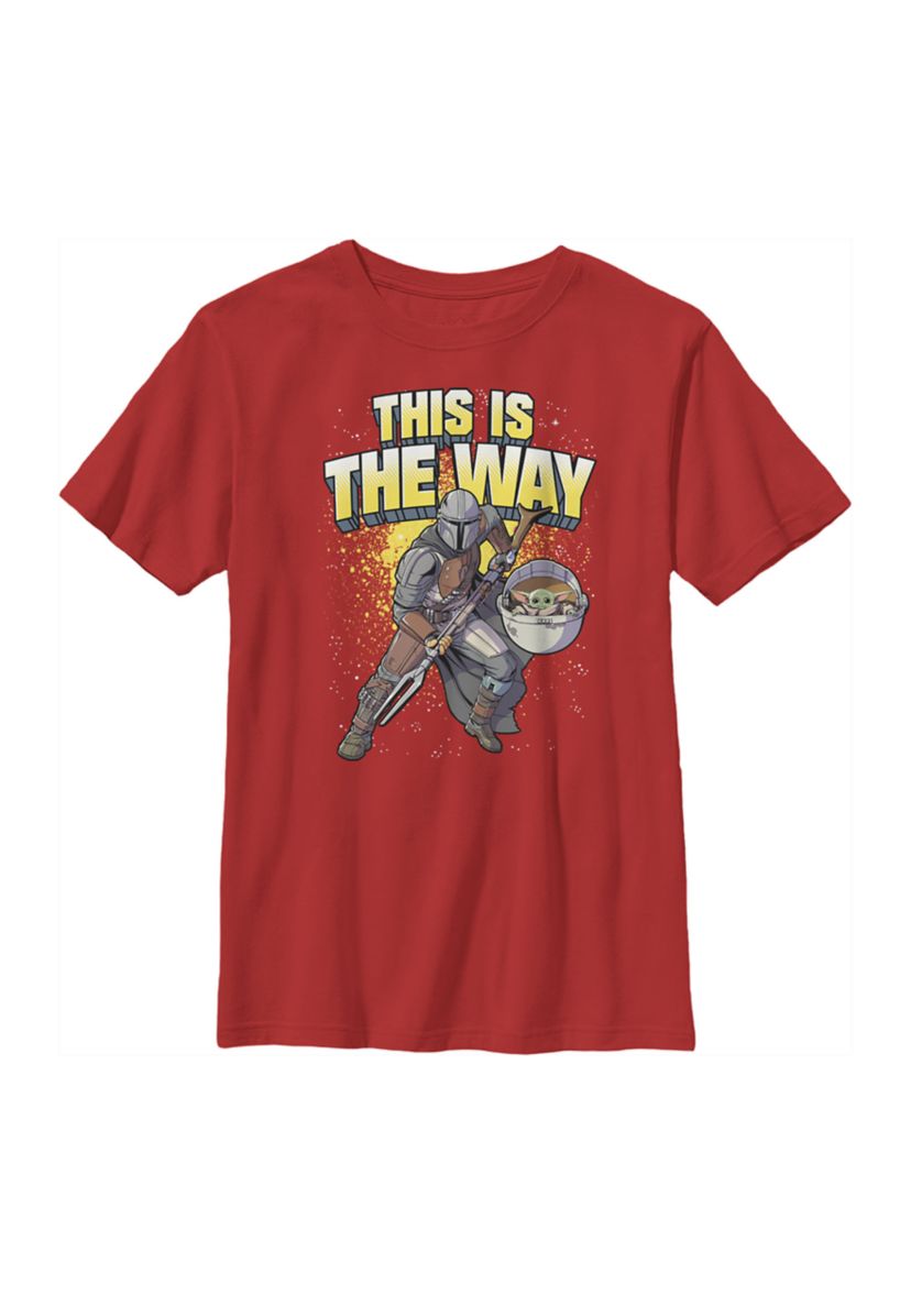 Boys 4-7  Mando Way Graphic Top