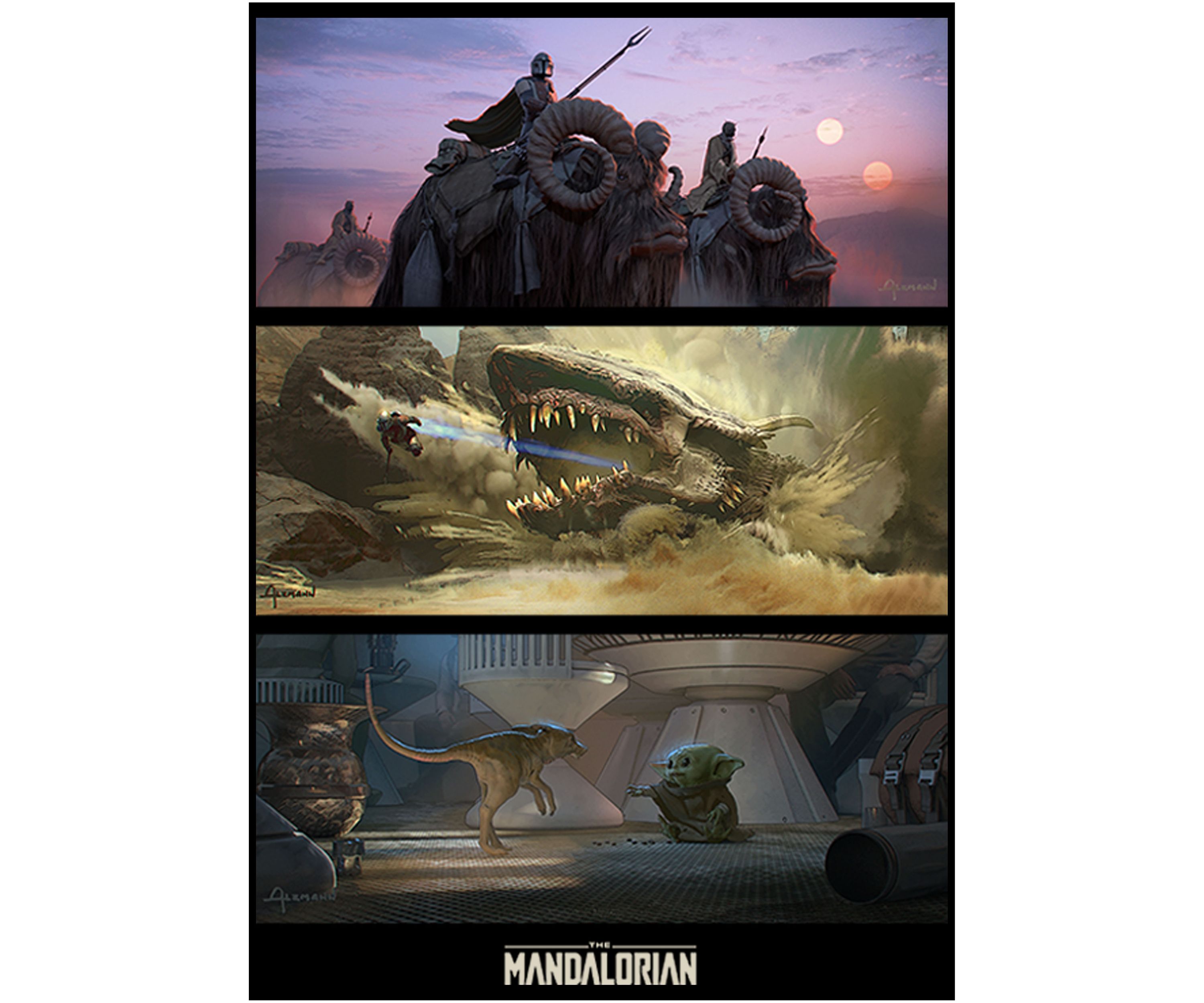 Boys 4-7 Star Wars The Mandalorian Epic Story Graphic T-Shirt