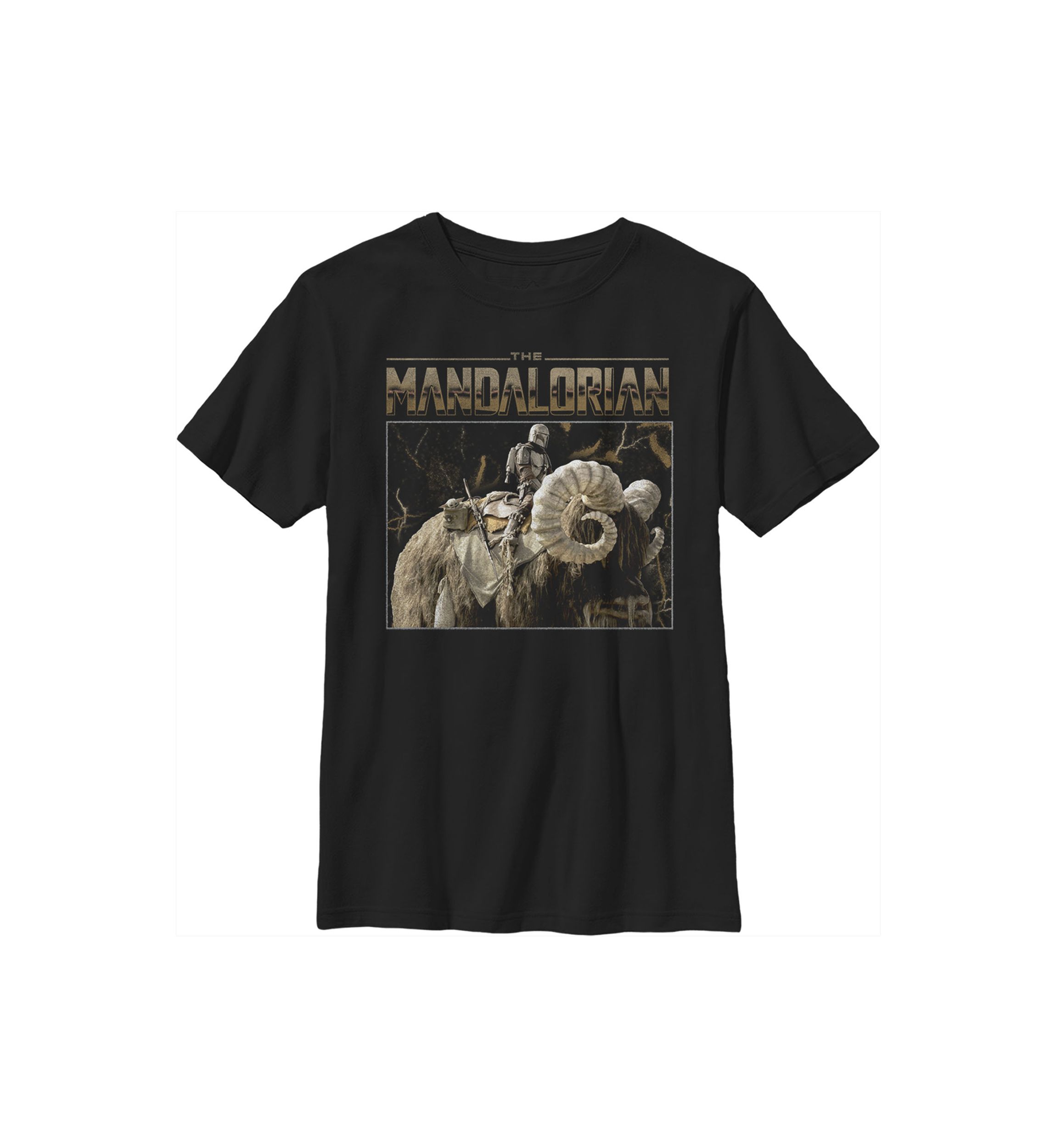 Boys 4-7 Star Wars The Mandalorian Bantha Ride Graphic T-Shirt