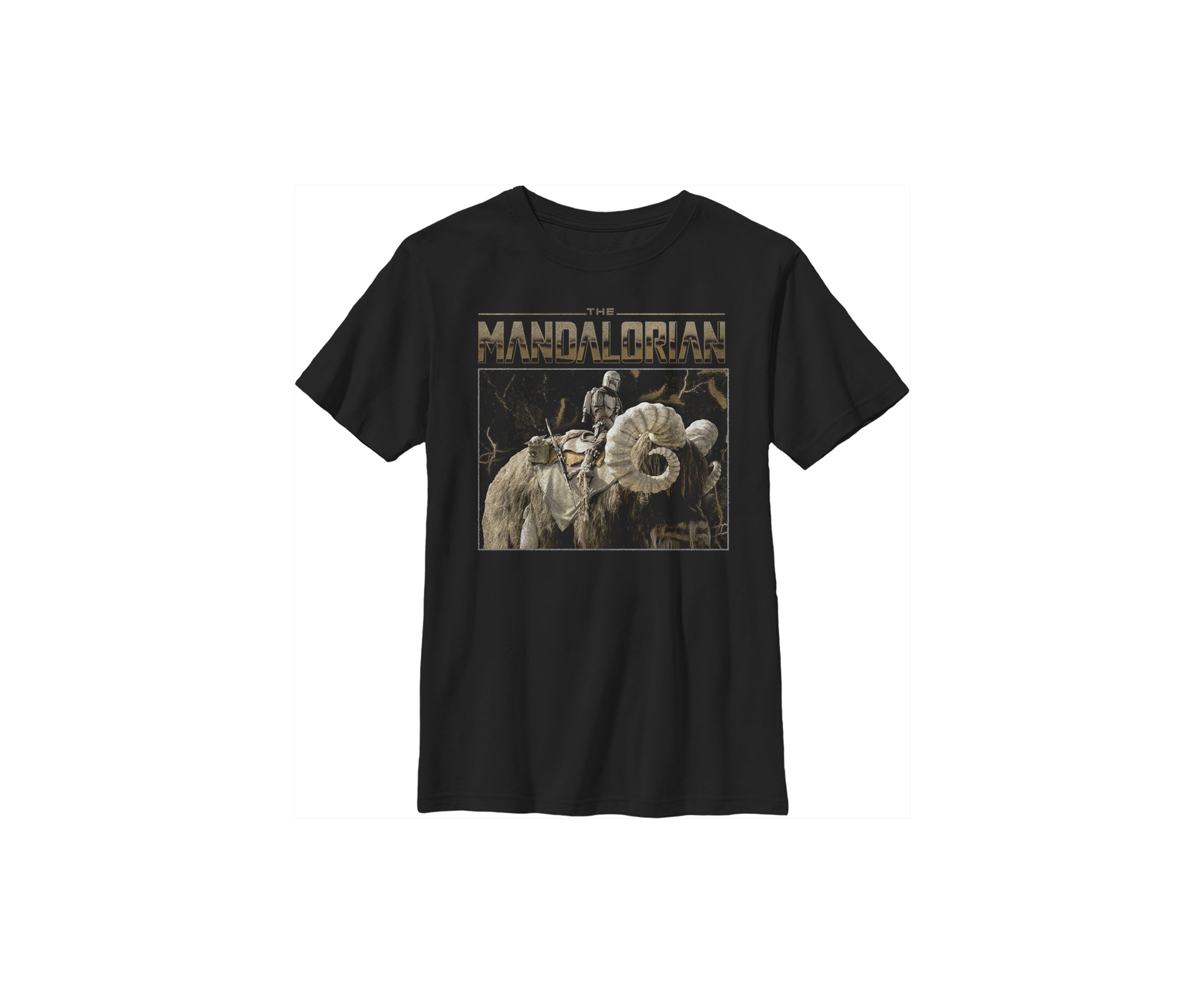 Boys 4-7 Star Wars The Mandalorian Bantha Ride Graphic T-Shirt