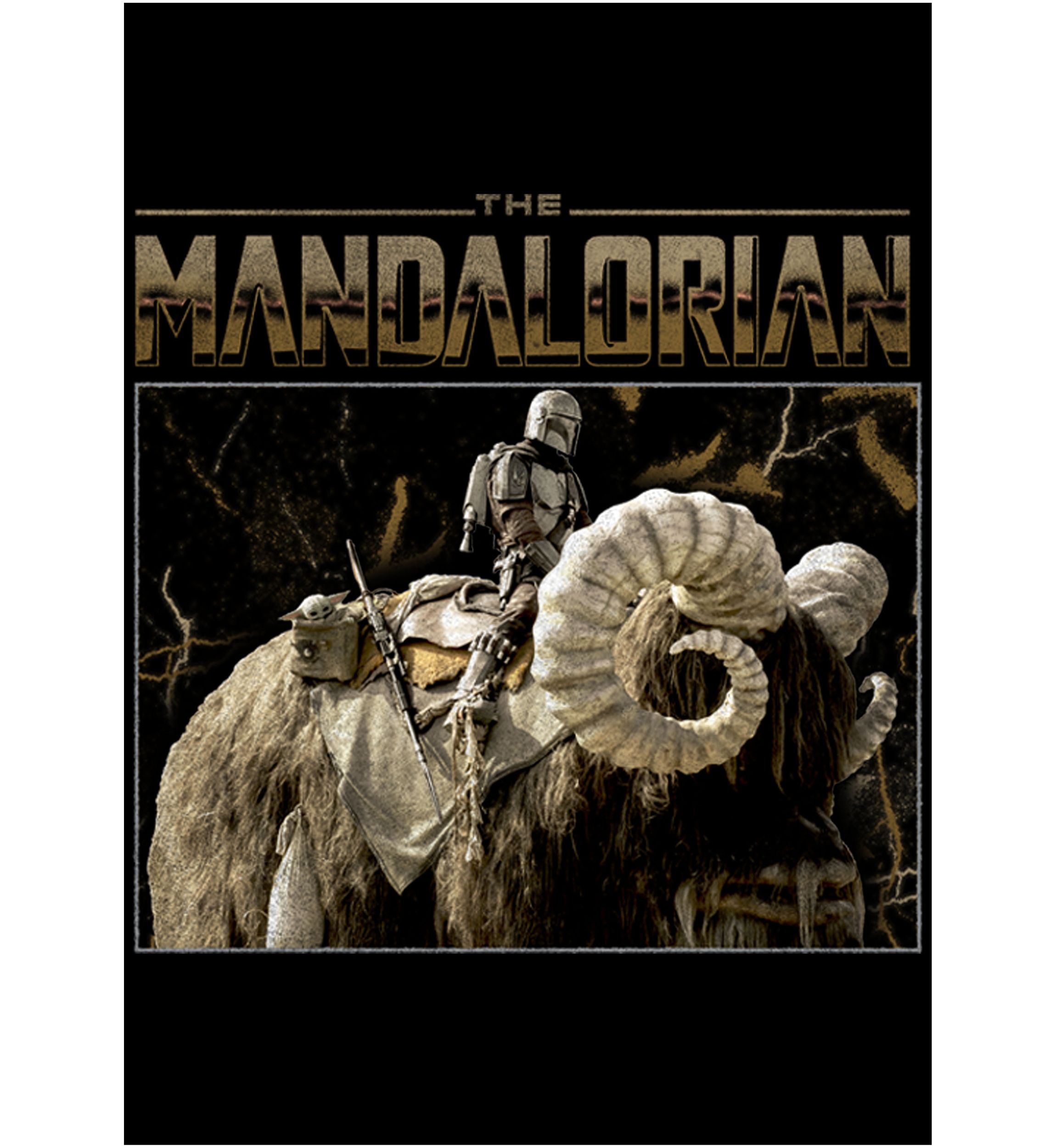 Boys 4-7 Star Wars The Mandalorian Bantha Ride Graphic T-Shirt