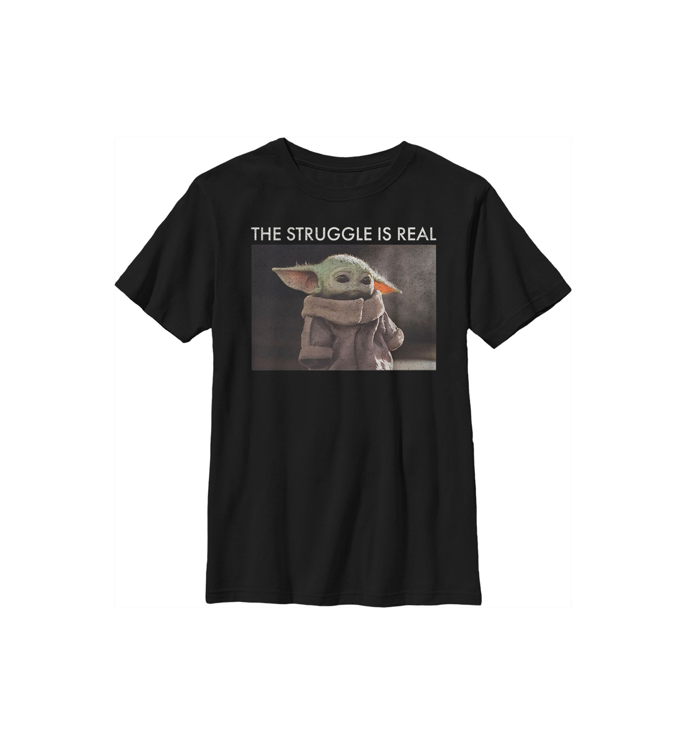Boys 4-7  Baby Yoda Meme Graphic Top