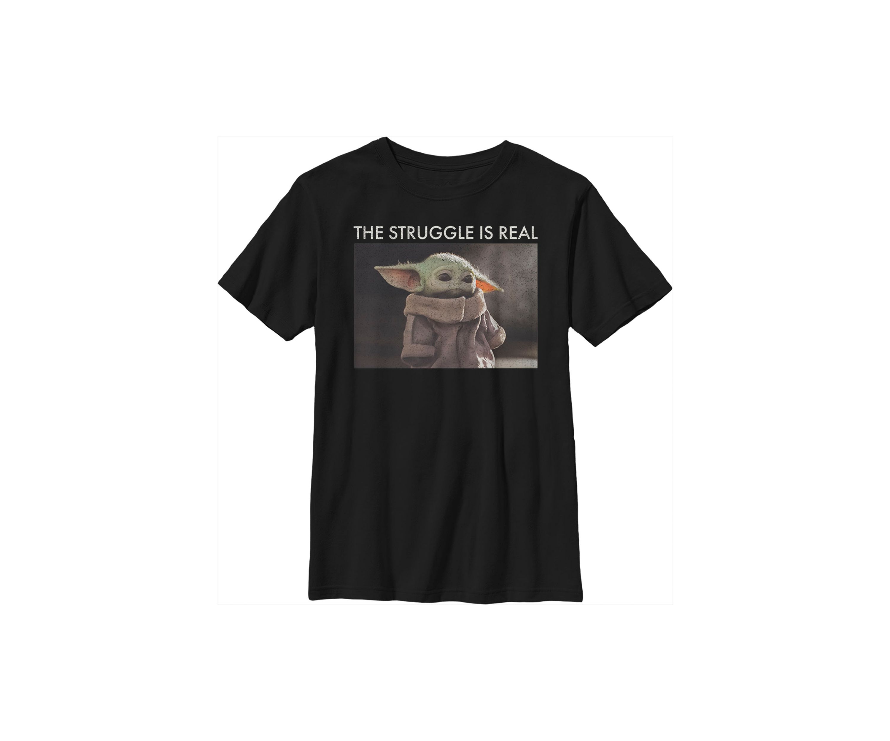 Boys 4-7  Baby Yoda Meme Graphic Top
