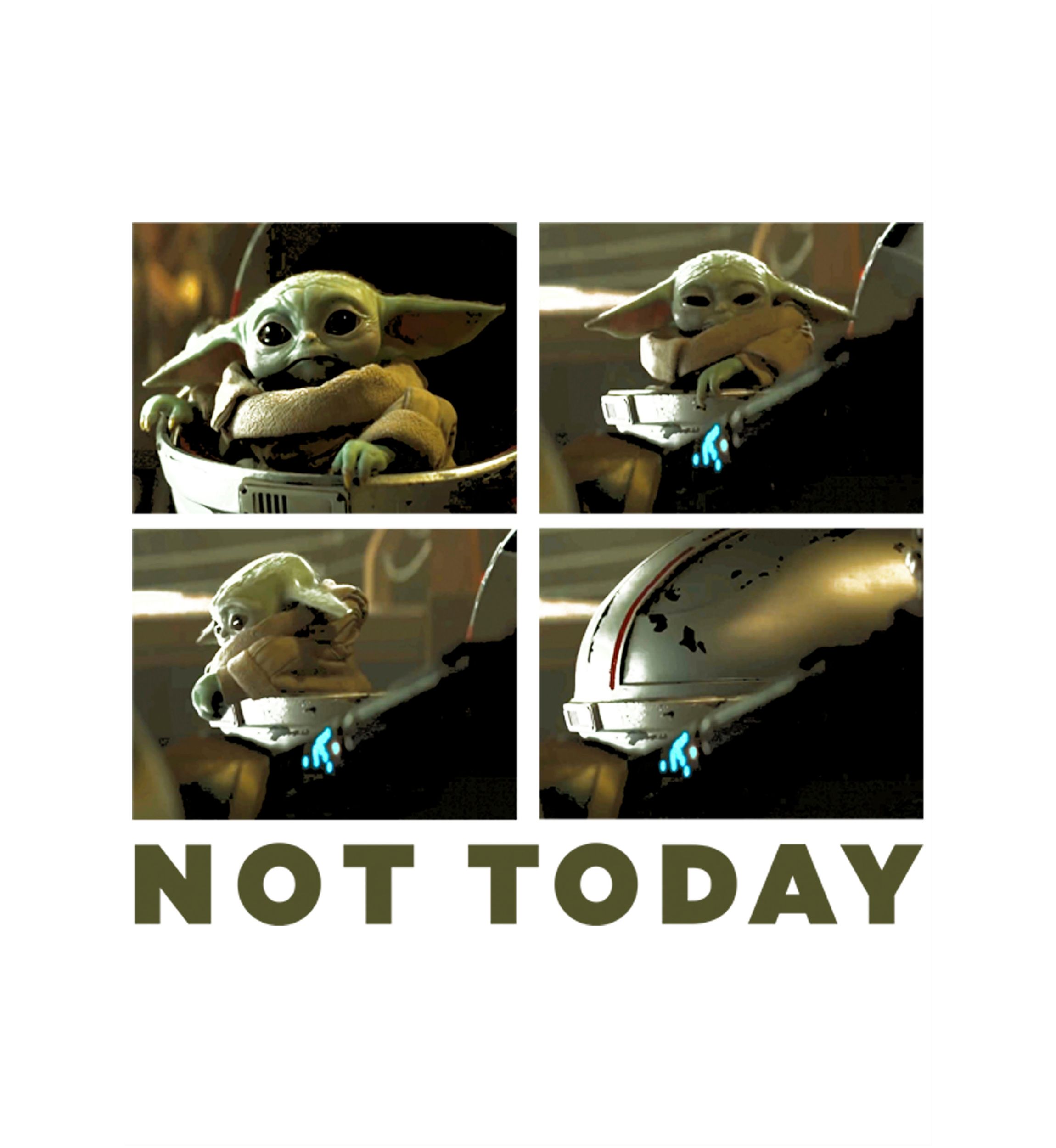 Boys 4-7 Star Wars The Mandalorian Not Today Graphic T-Shirt
