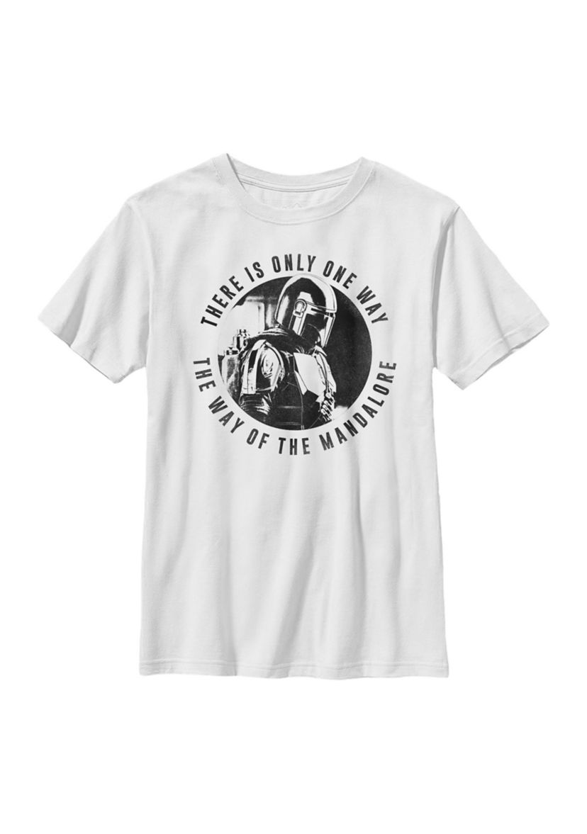 Boys 4-7  MandoMon Epi3 Down Graphic T-Shirt