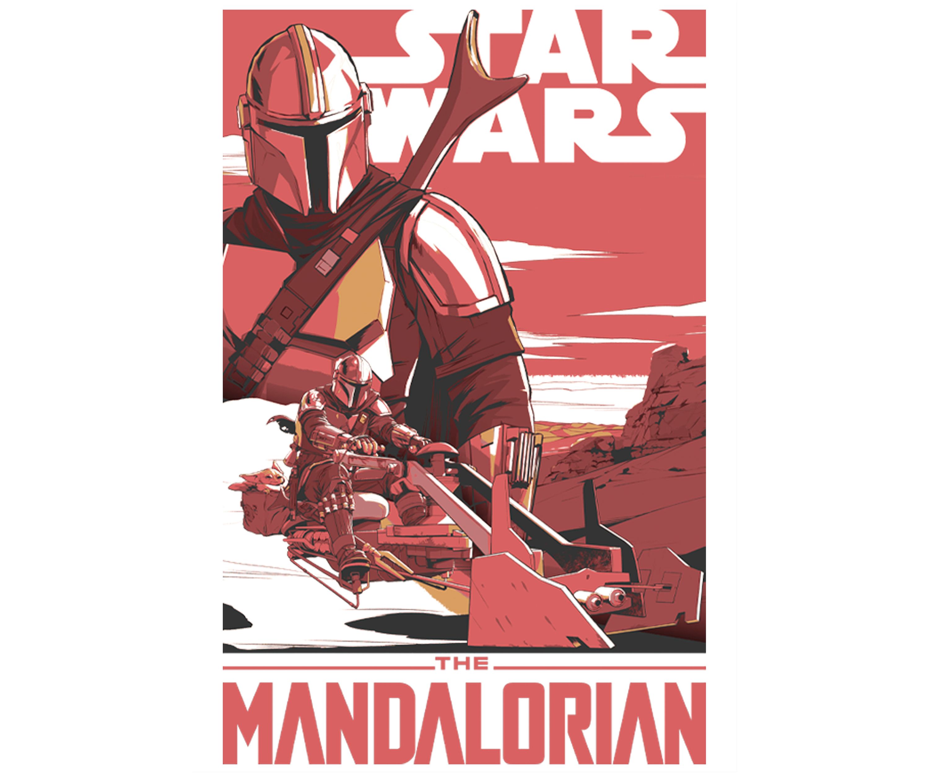 Boys 4-7  Mad Mando Poster Graphic Top