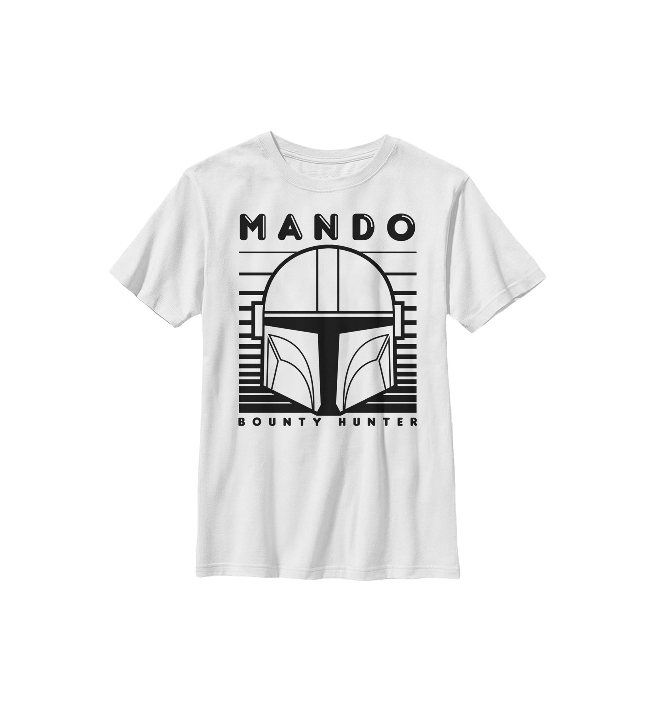 Boys 4-7  MANDO 1 COLOR SIMPLE Graphic Top