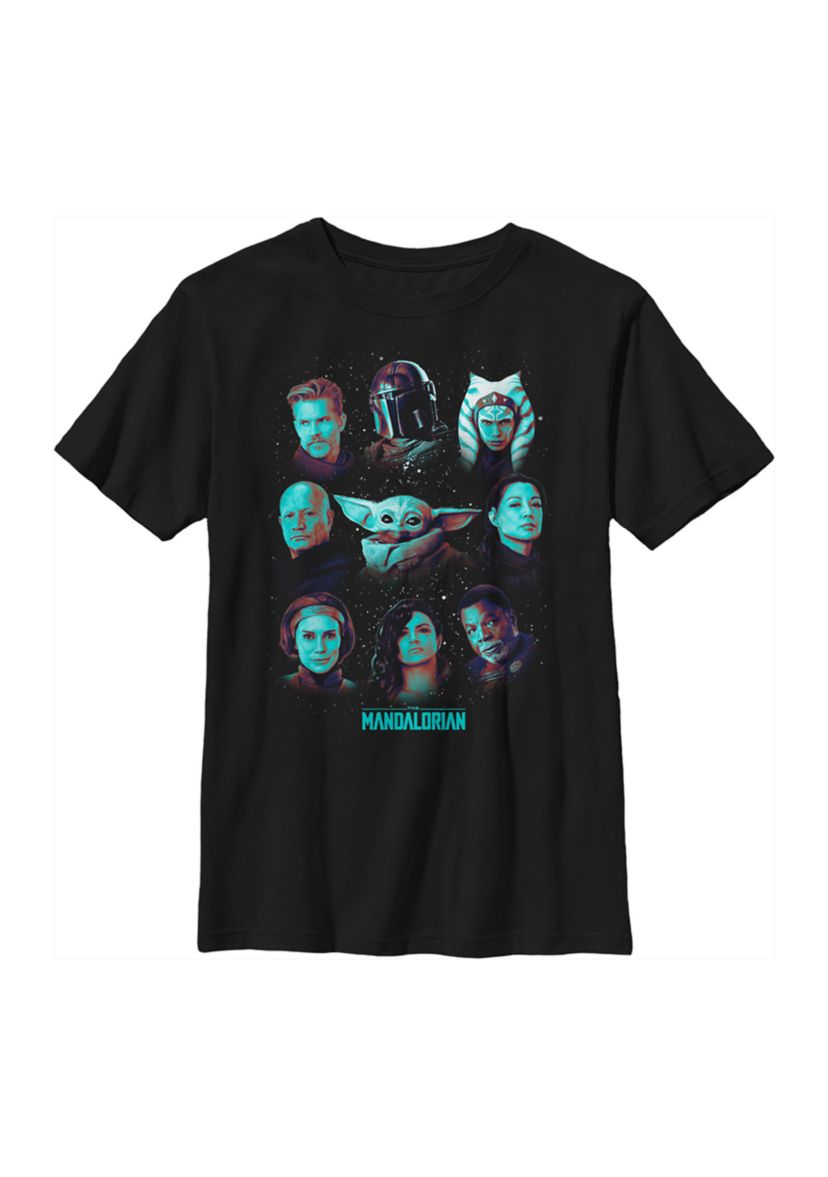 Boys 4-7 Star Wars The Mandalorian MandoMon Epi6  Team Ups Graphic T-Shirt
