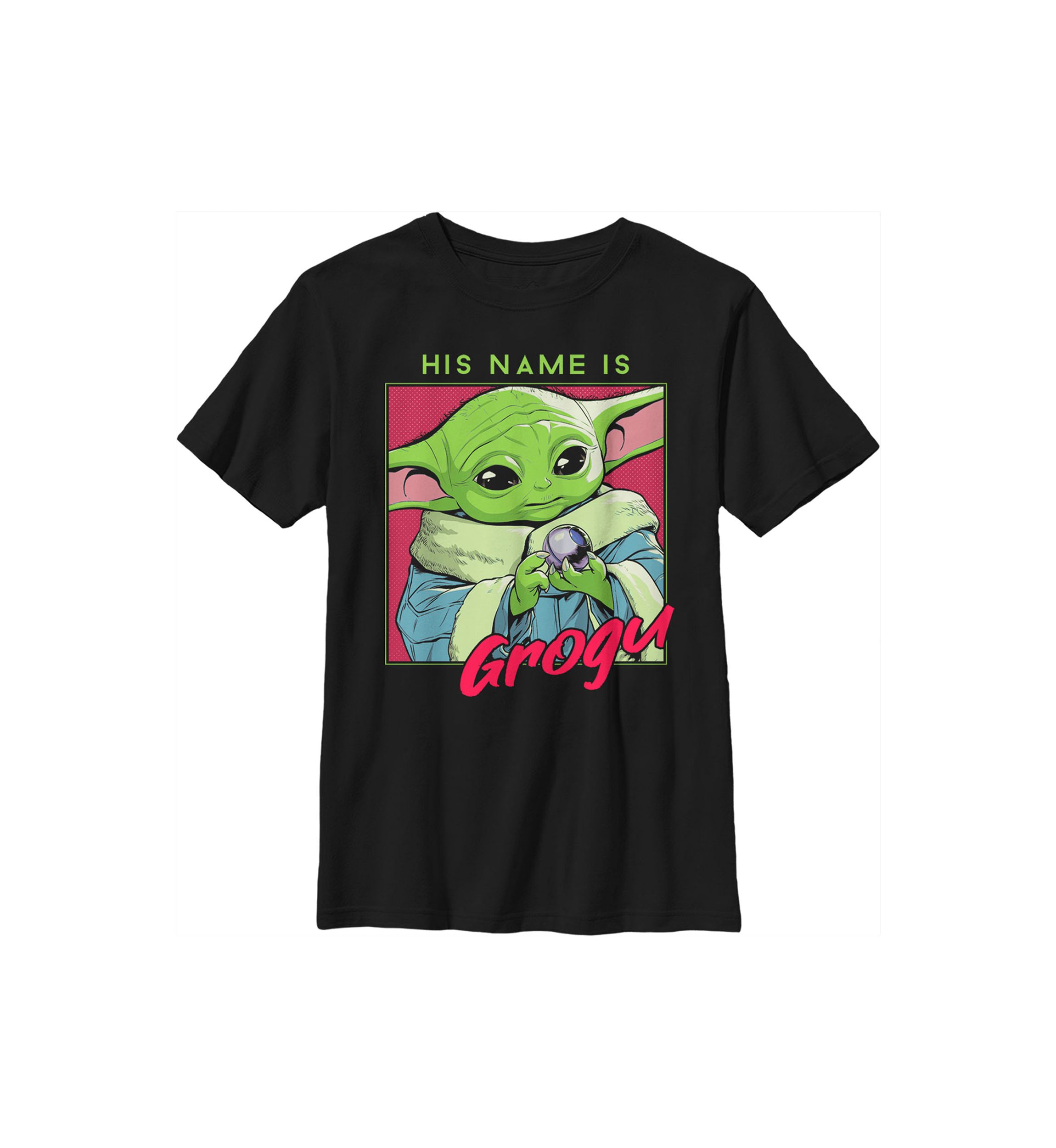 Boys 4-7 His Name Is Grogu Graphic T-Shirt